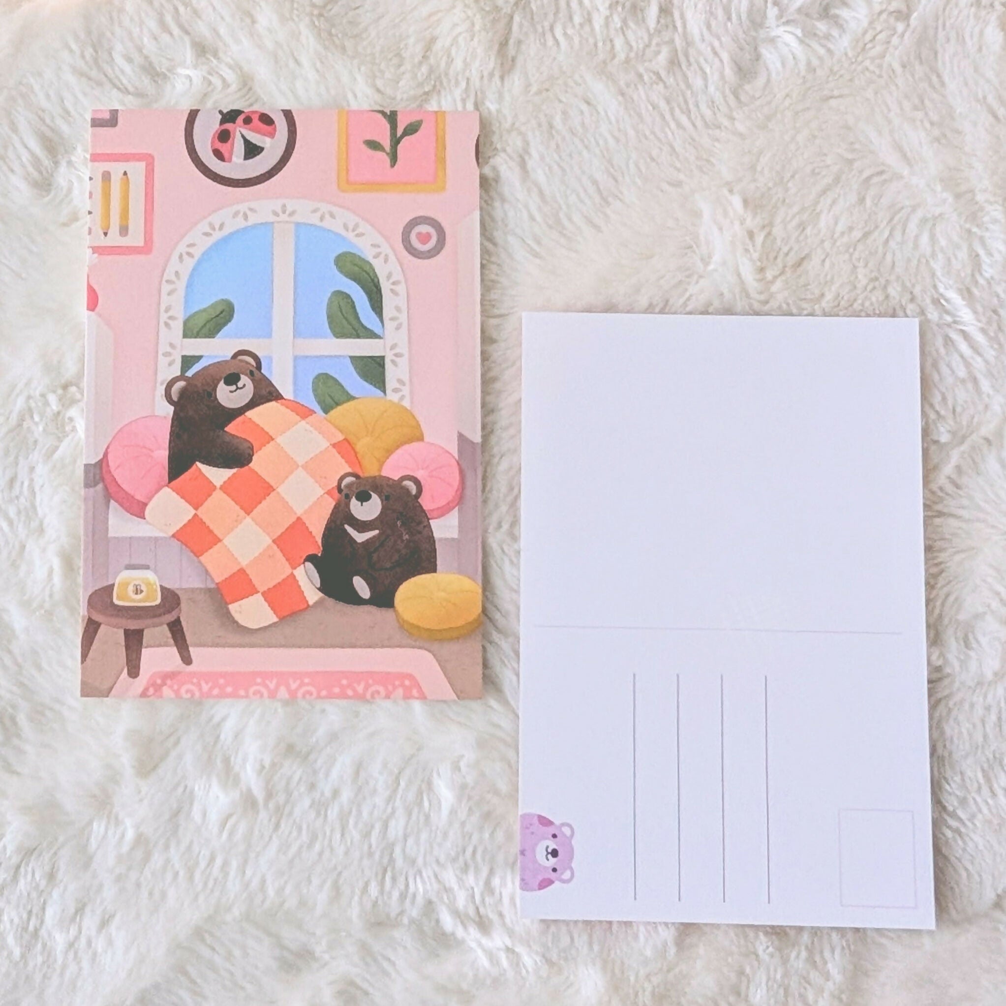 Cozy Bears Postcard