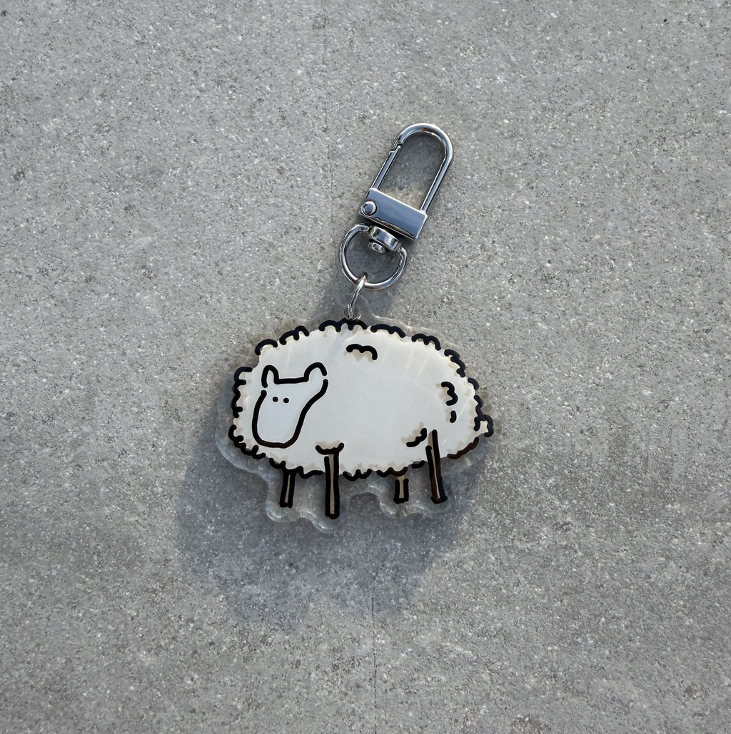 Sheep Keychain