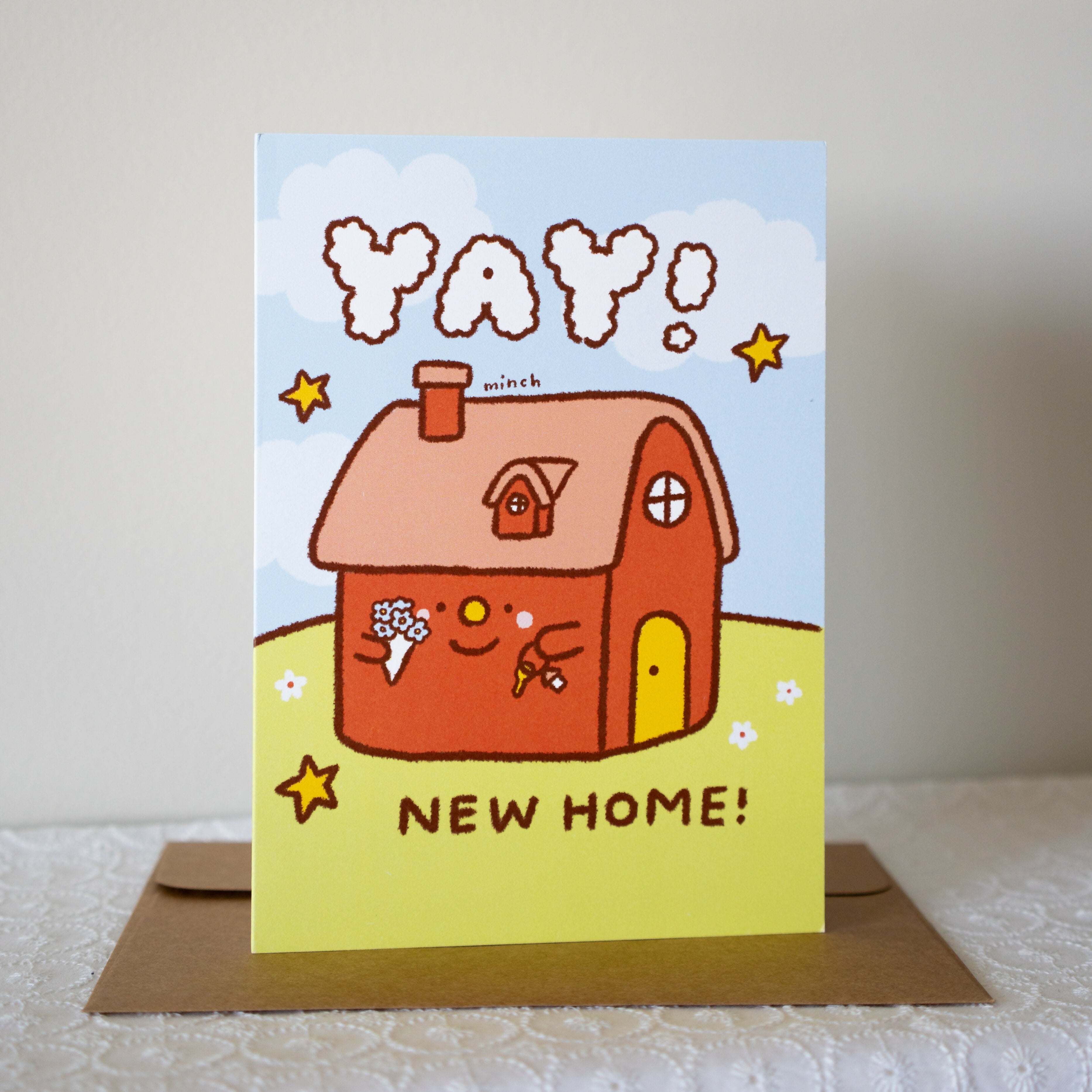 Yay! New Home! Greeting Card