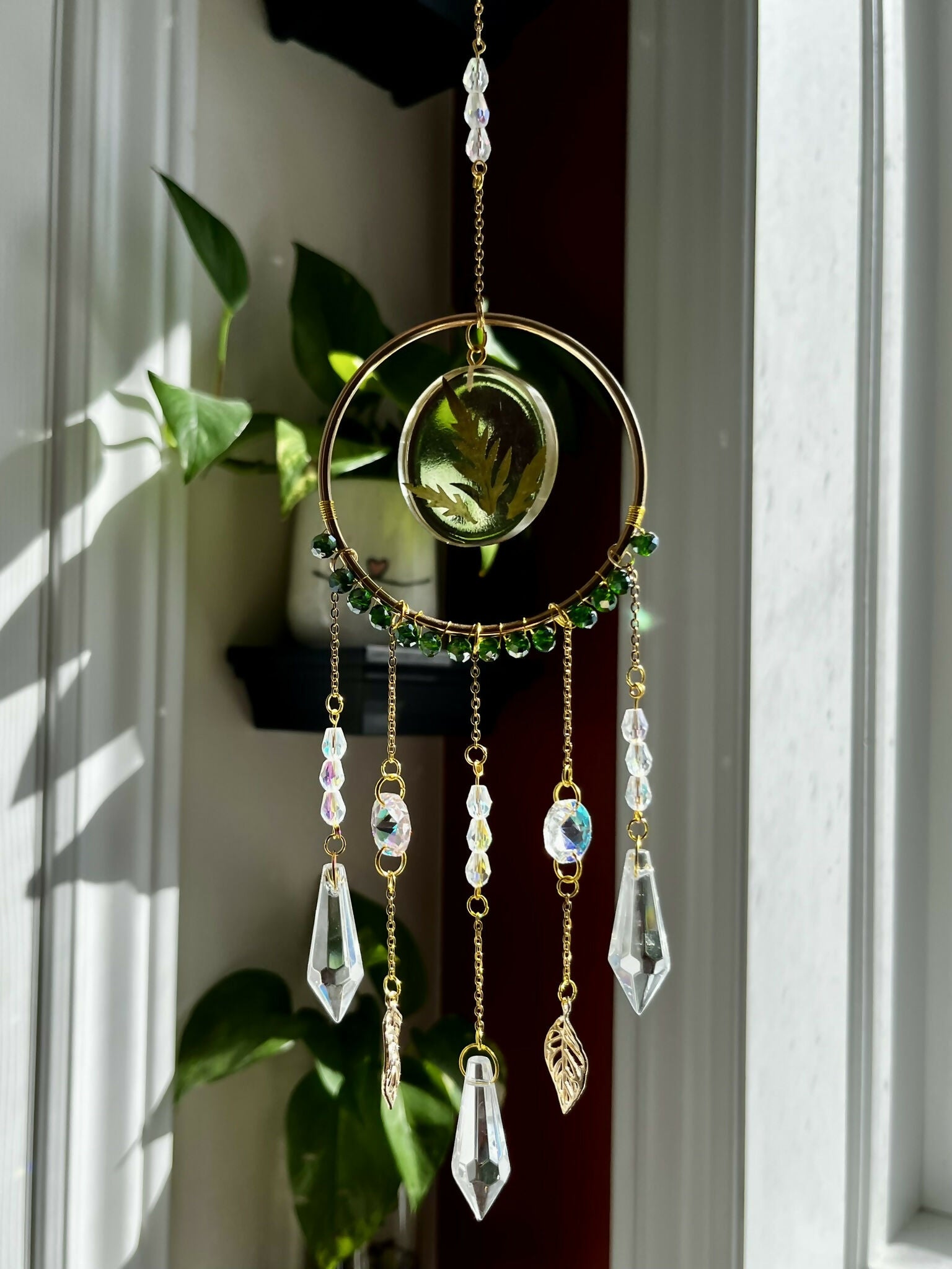Pressed Leaf Suncatcher