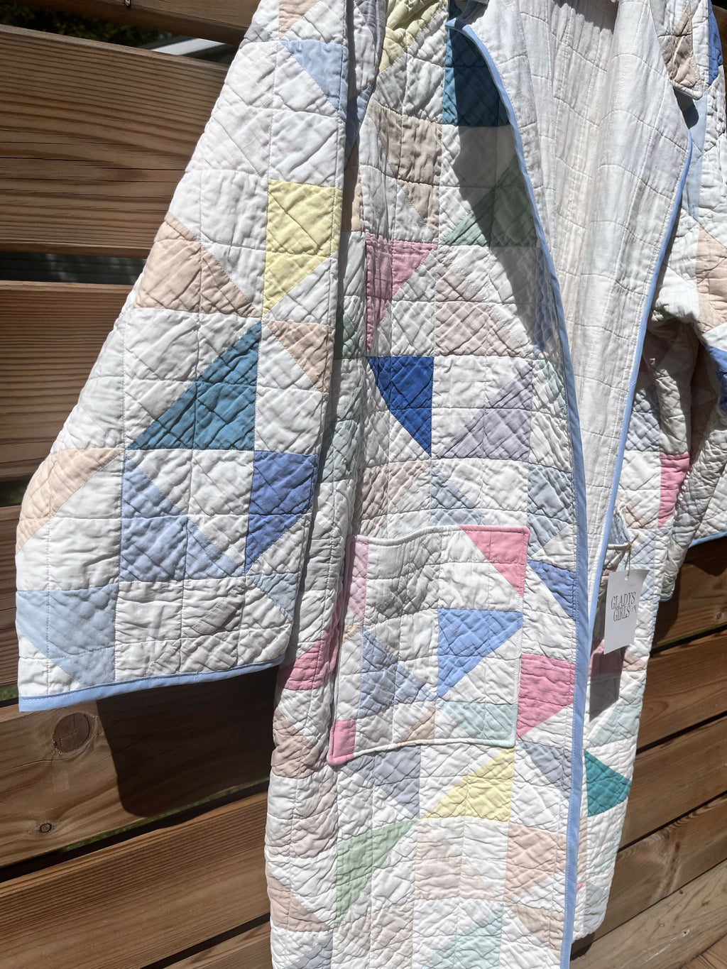 Pastel Pinwheel Coat