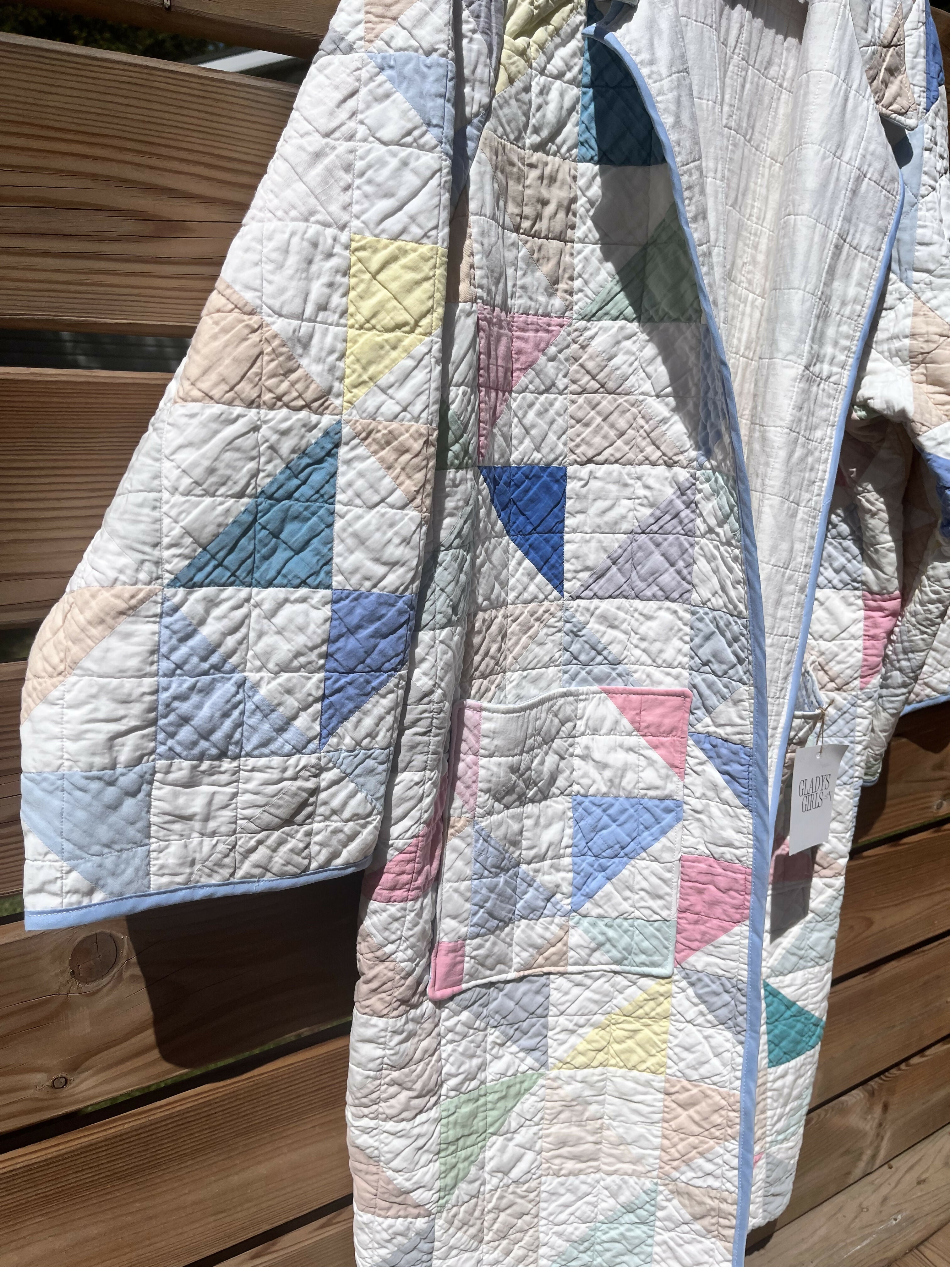 Pastel Pinwheel Coat