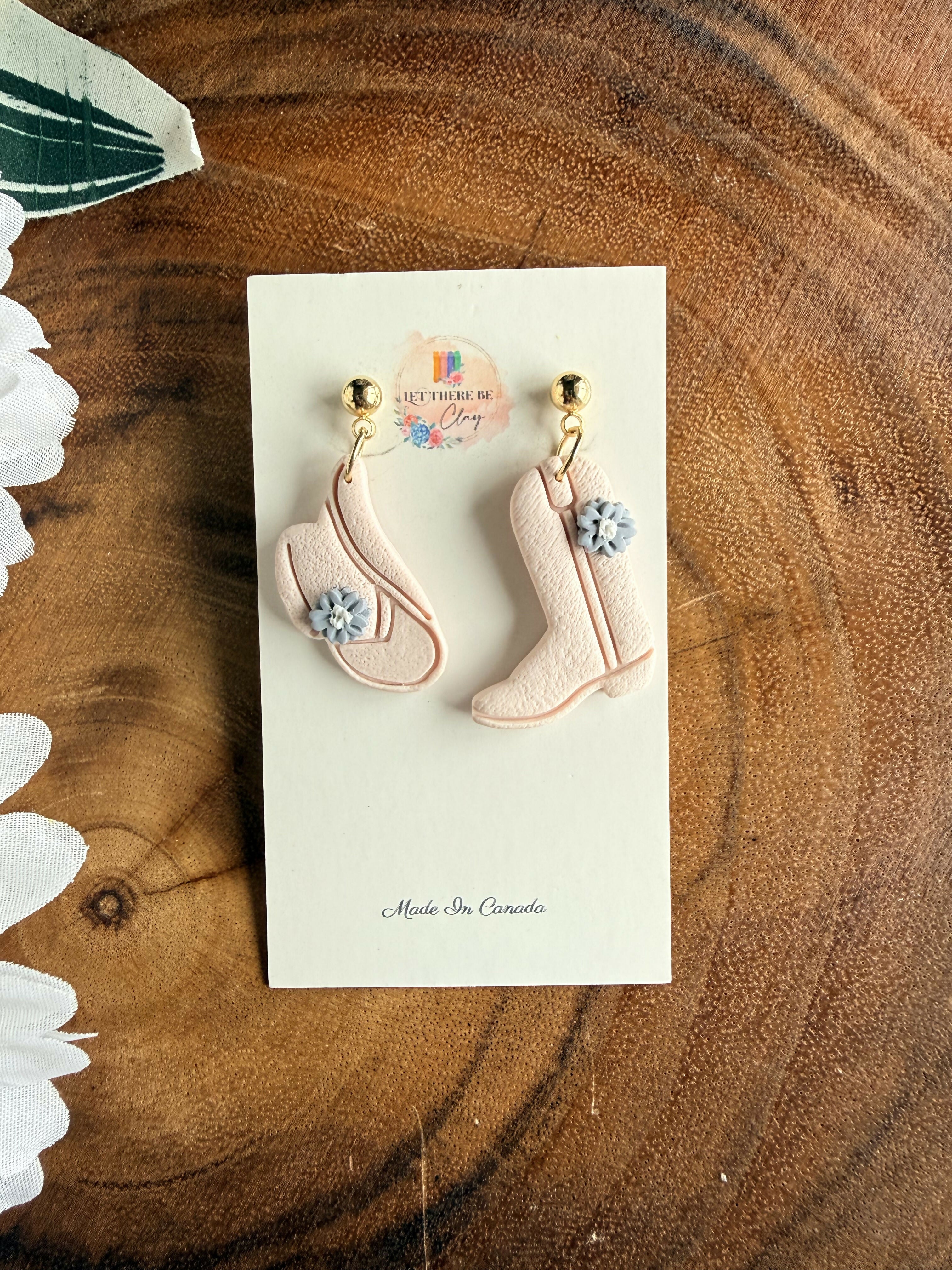 Cowboy Hat & Boots earrings