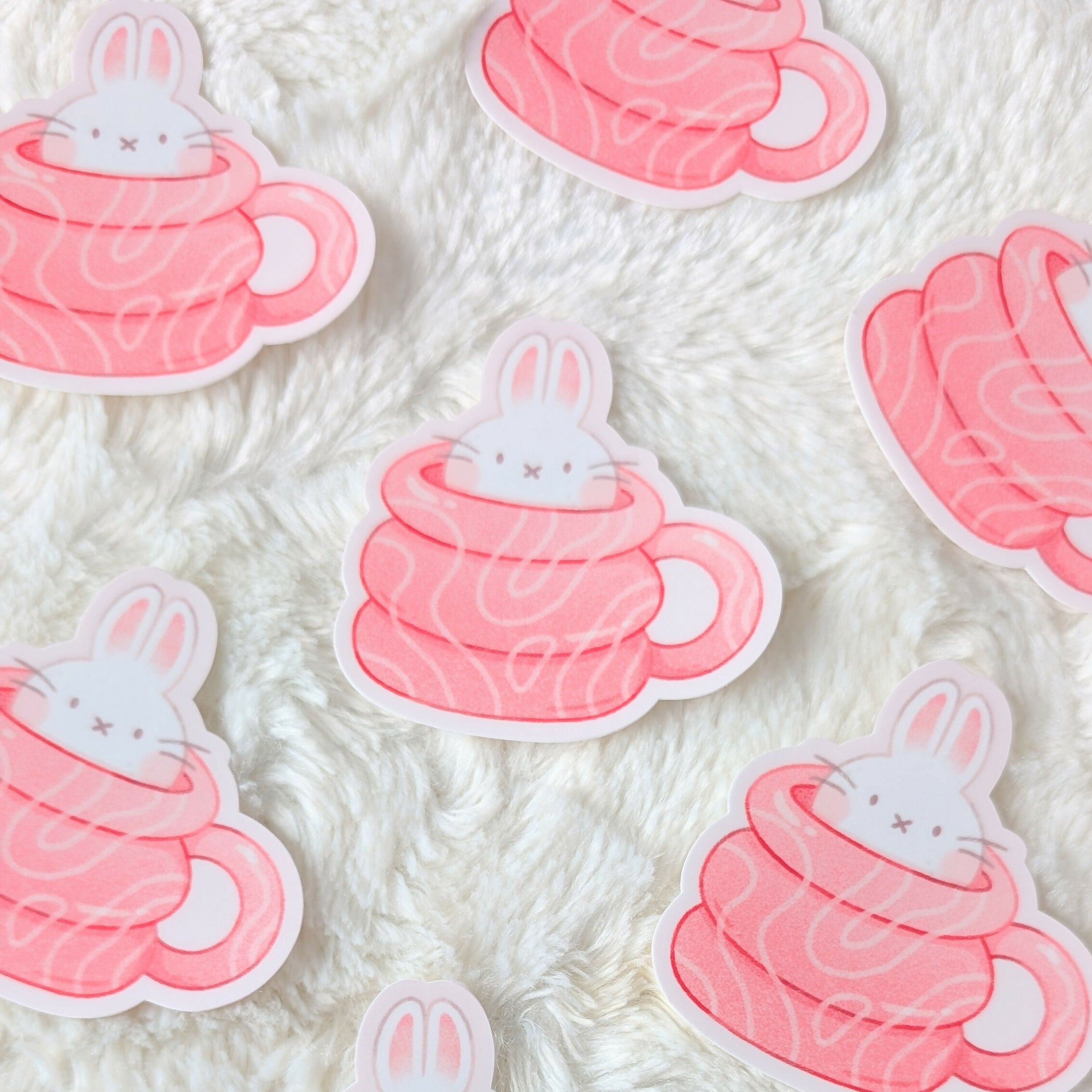 Bunny Mug Vinyl Sticker
