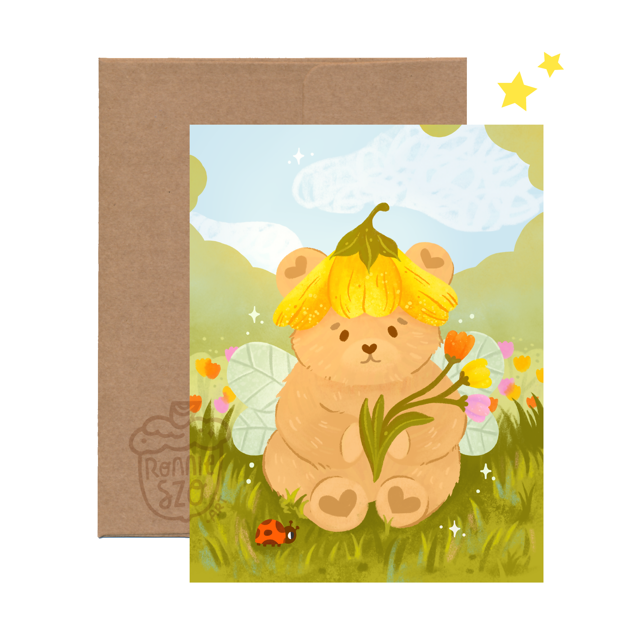 Fairy Bear Greeting Card