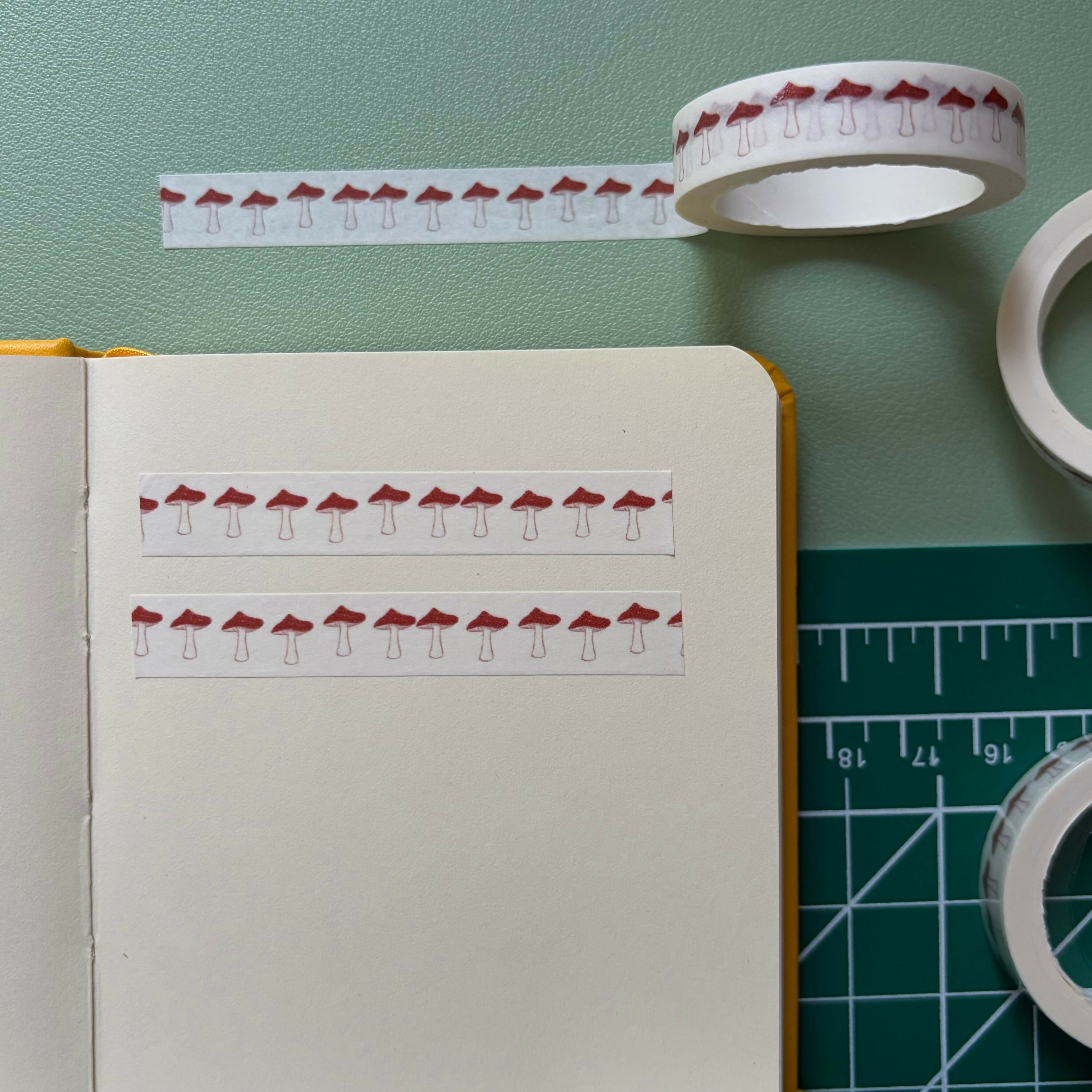Washi Tape - Dancing Mushrooms