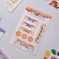 Emotional First Aid Kit - Everyday Fix-it Glossy Sticker Sheets (Orange)