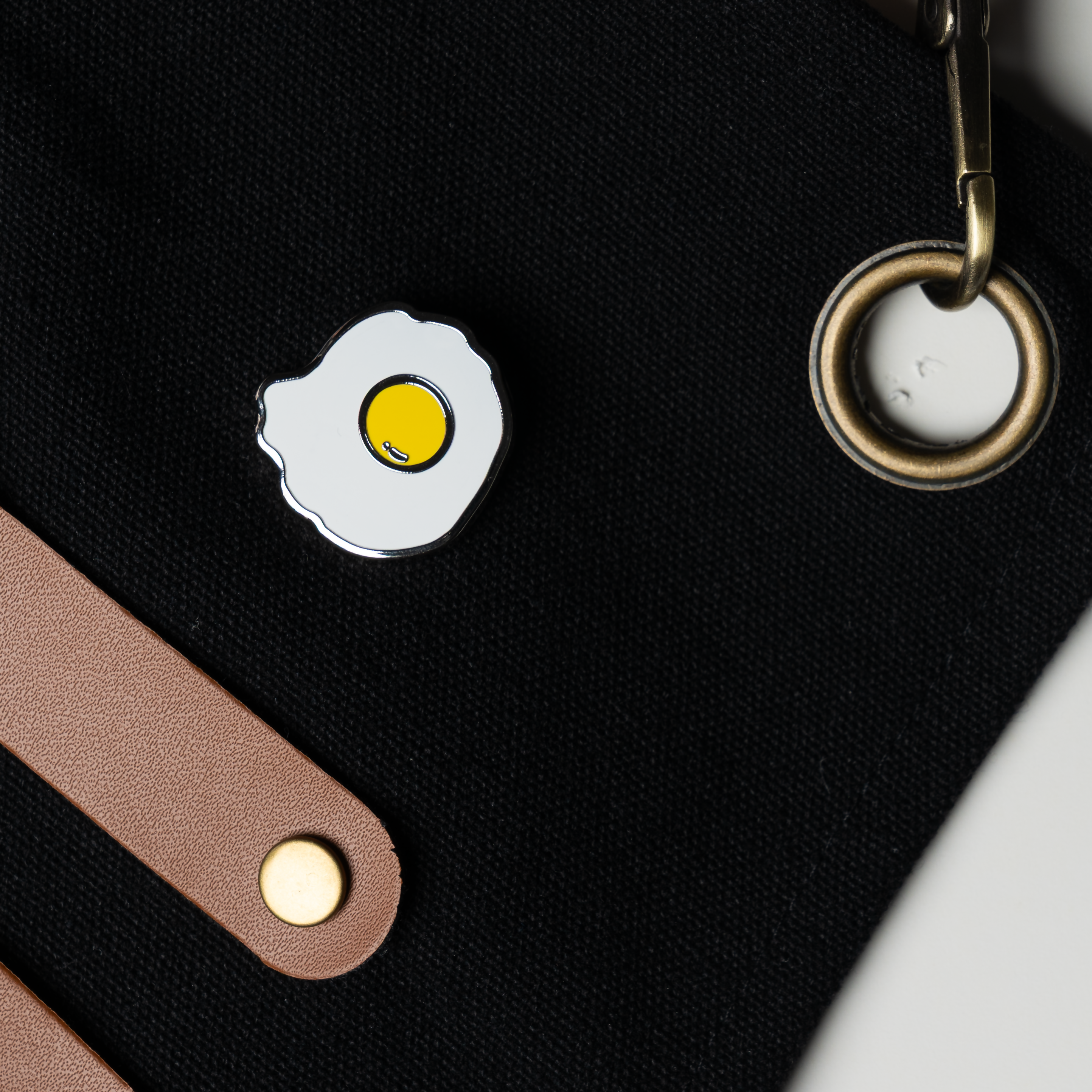 Fried Egg Enamel Pin