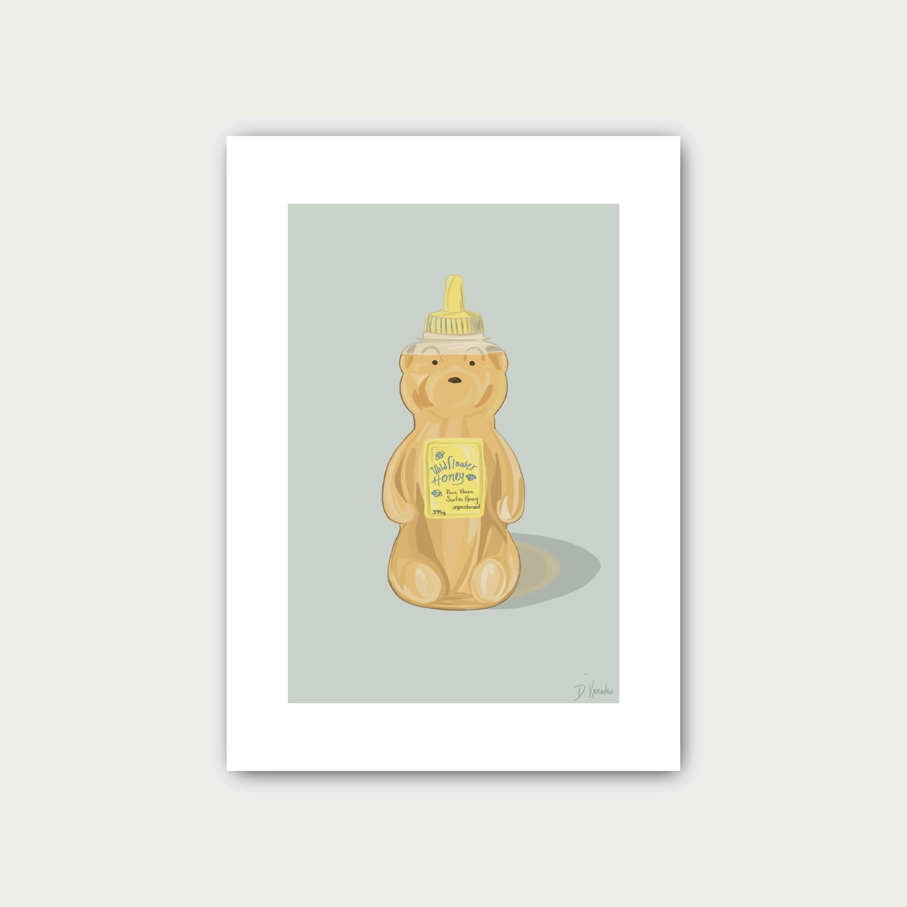 Honey Bear Print