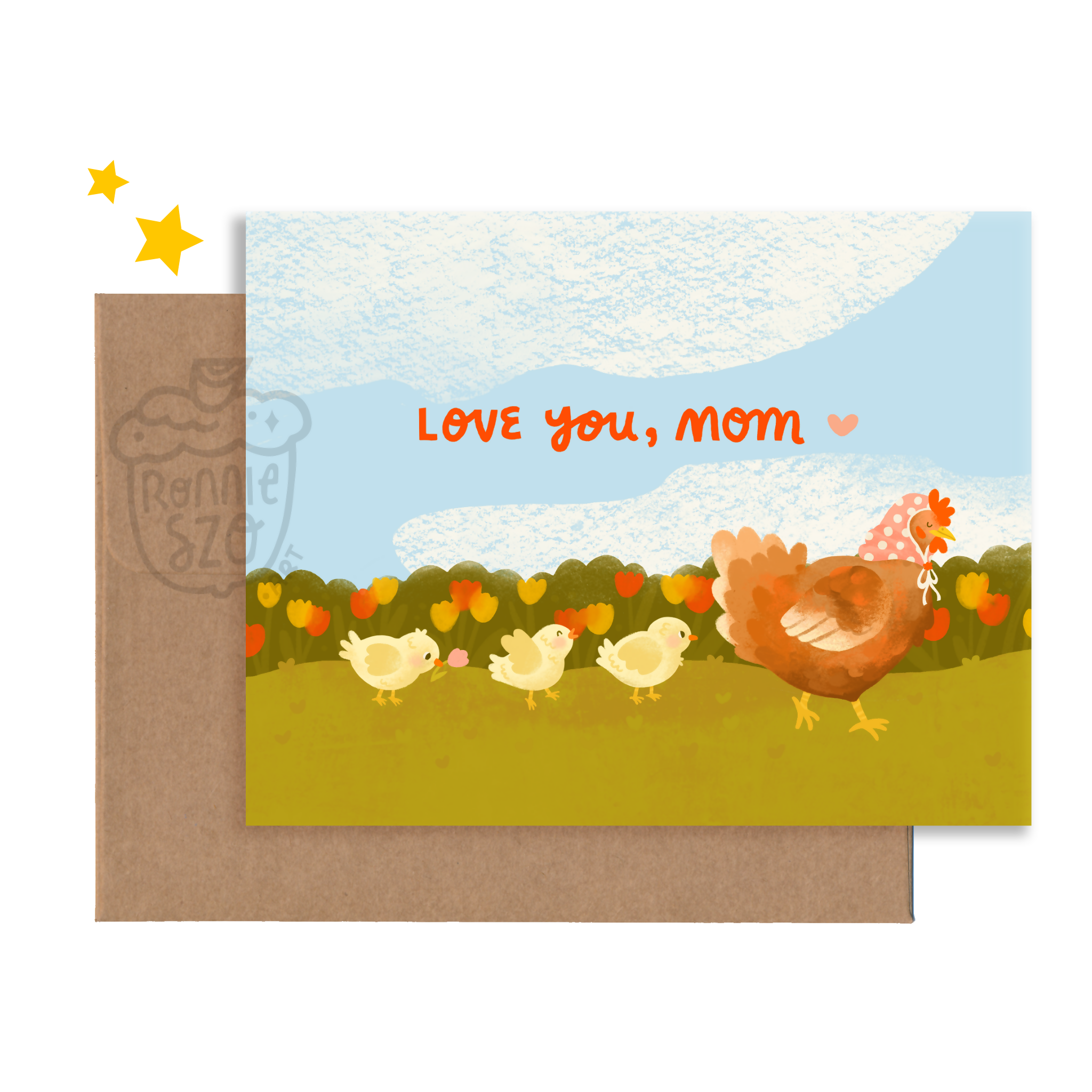 Love you Mom Card