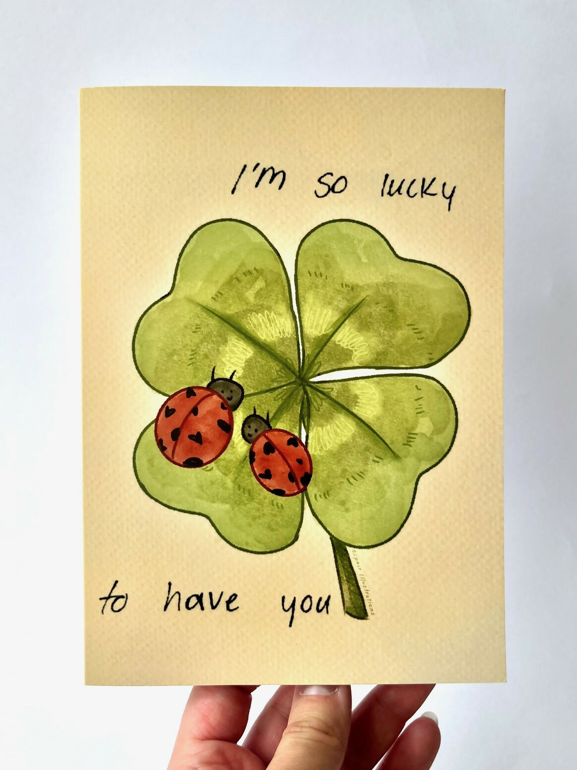 I'm So Lucky! Card