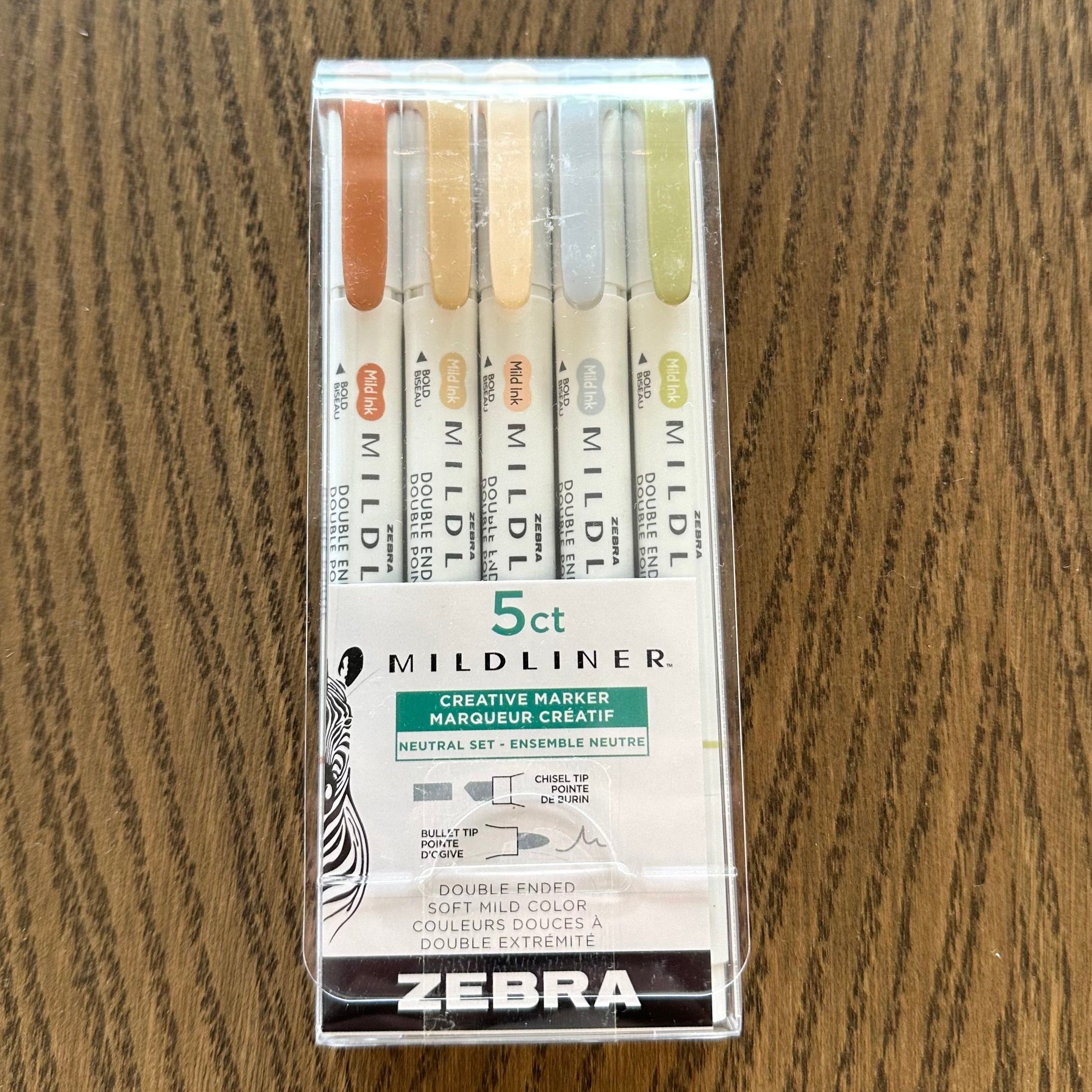 Zebra Mildliner Creative Markers and Highlighters (assorted 5-pack)