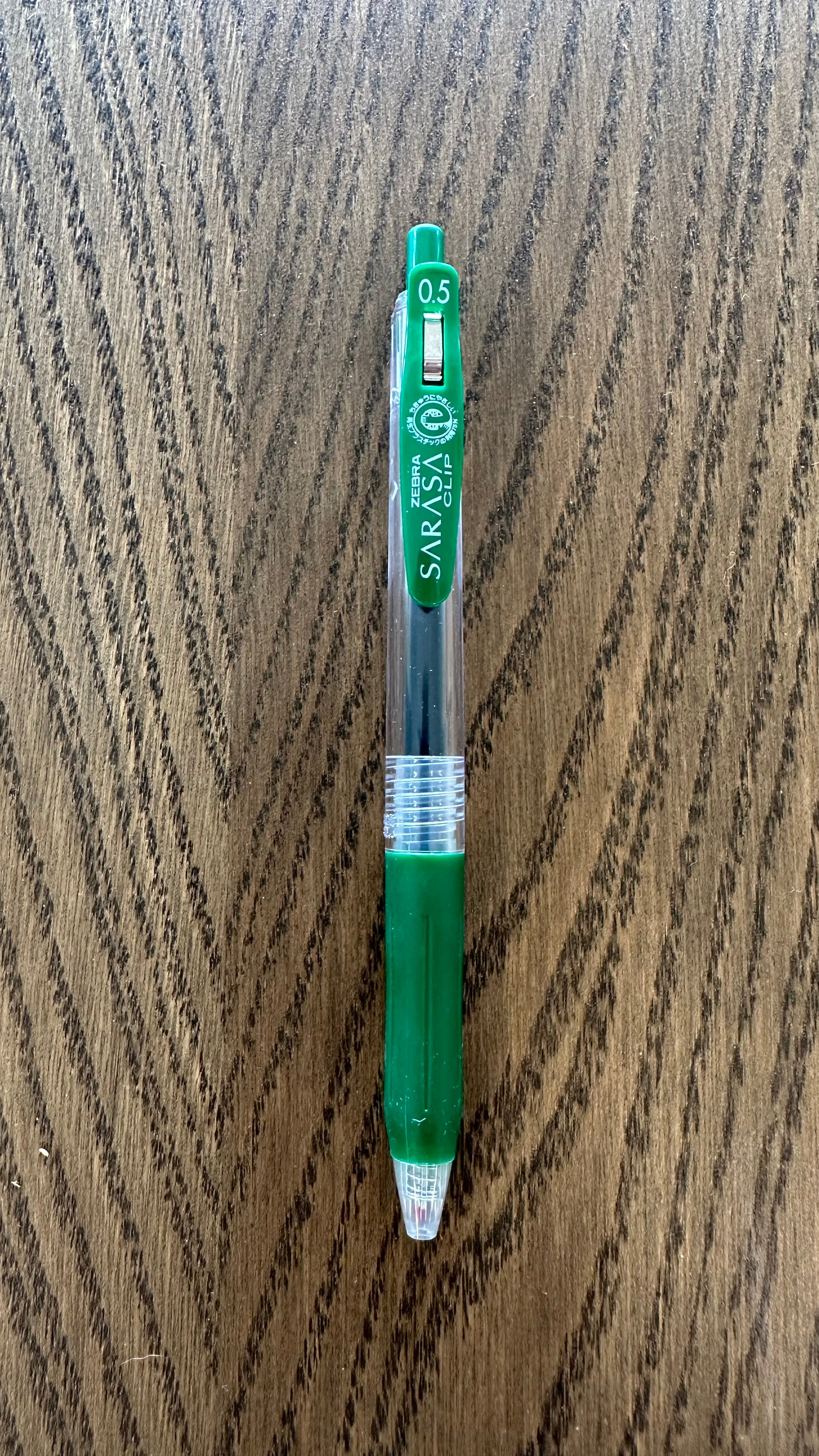 Zebra Sarasa Clip Retractable Gel Pen
