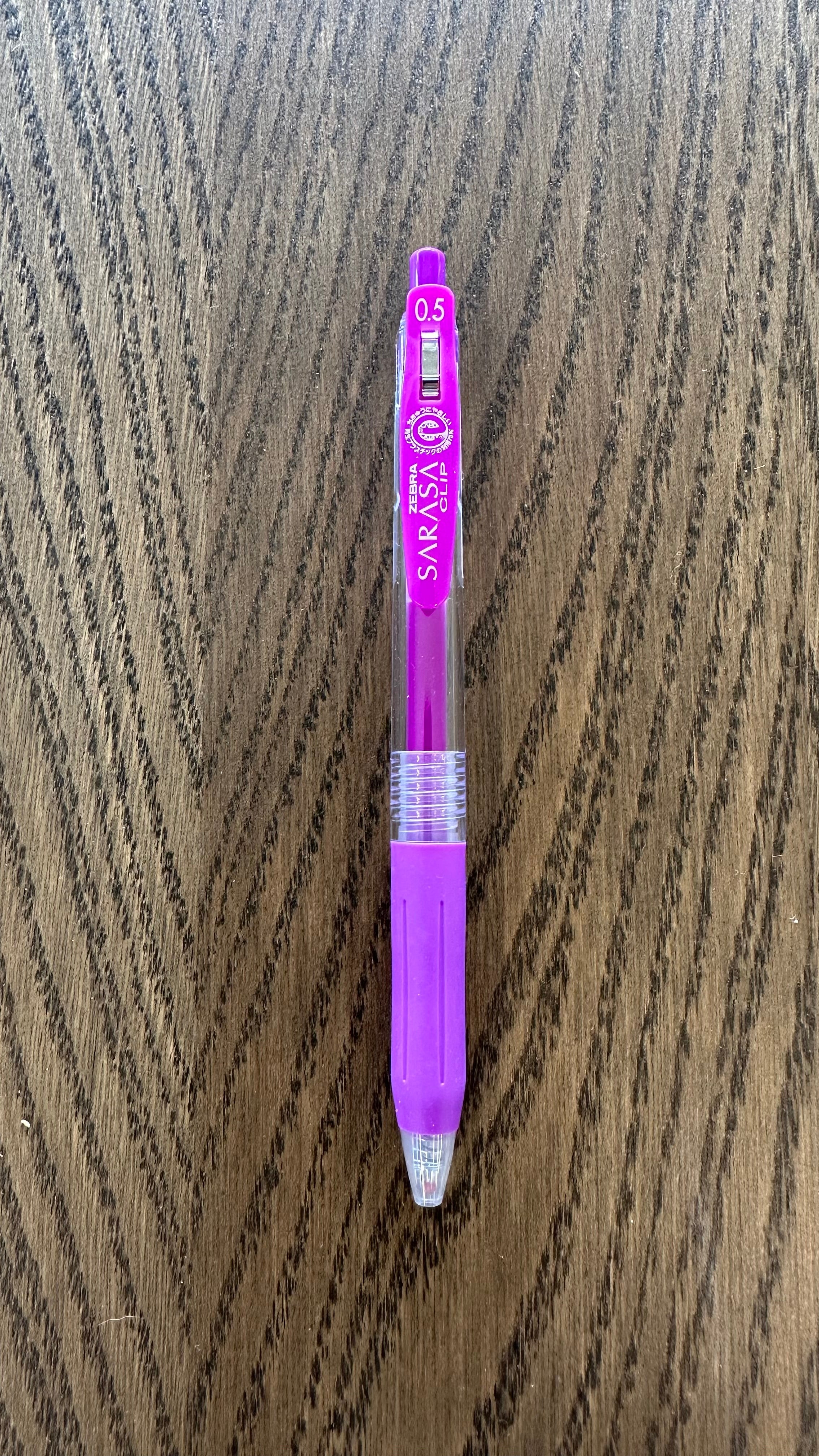Zebra Sarasa Clip Retractable Gel Pen