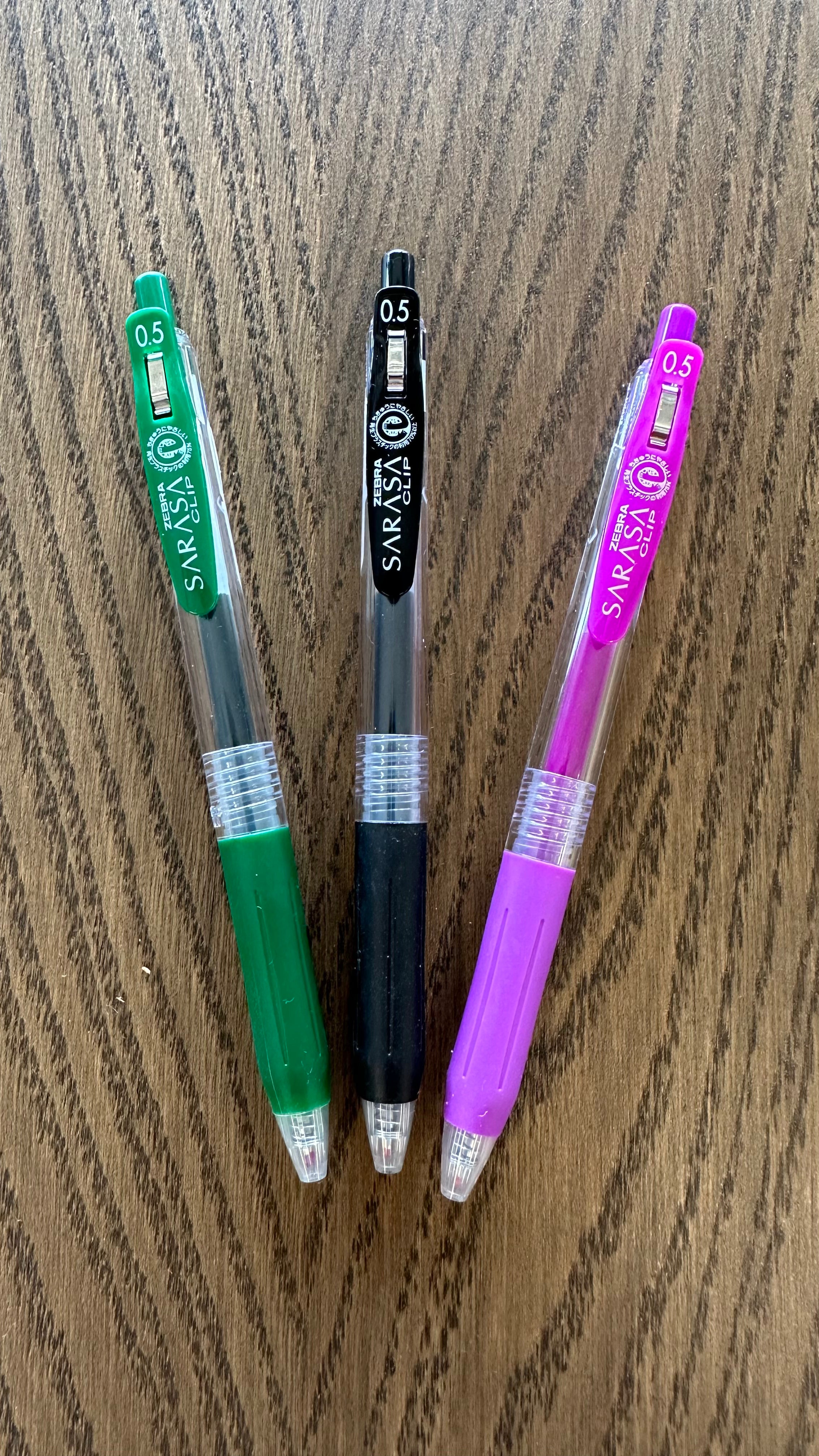 Zebra Sarasa Clip Retractable Gel Pen