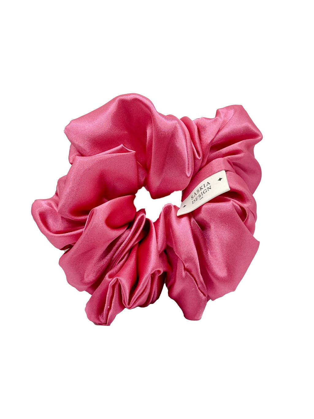 Large Satin Scrunchie - Bubblegum