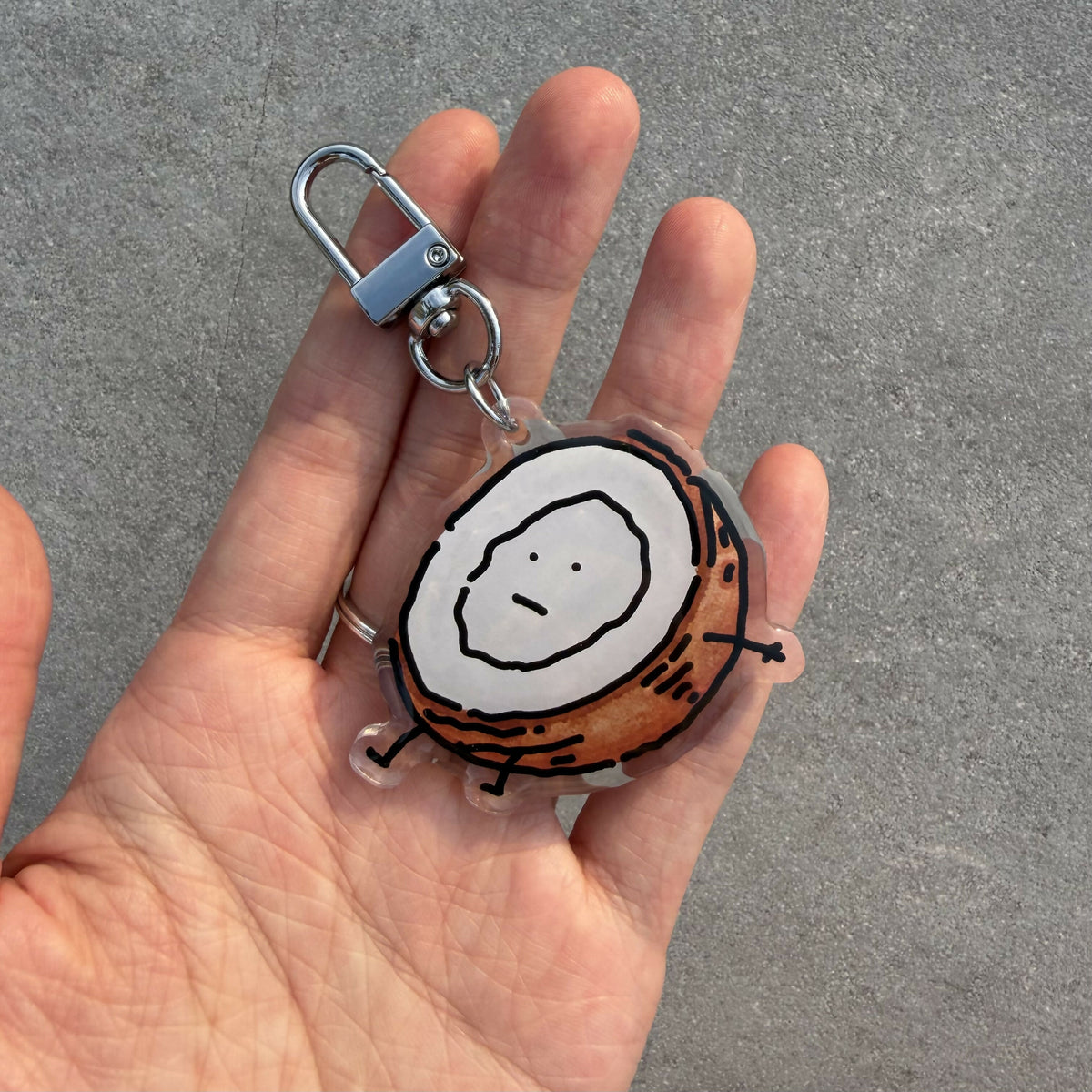 Coconut Keychain