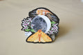 Tiger moth & brown bat | Vinyl sticker