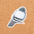 Trying My Best Pigeon Sticker