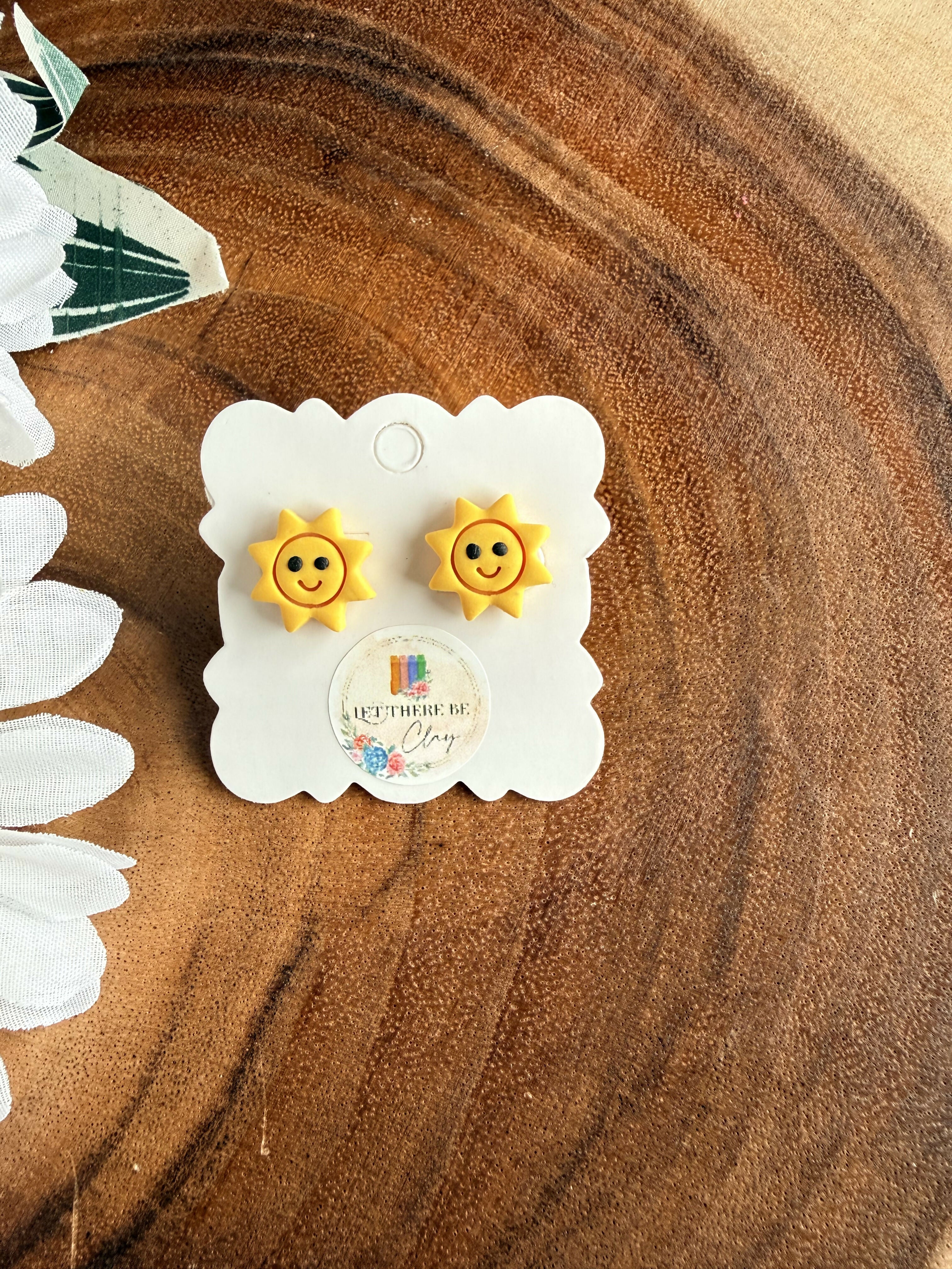 Happy Sun Studs