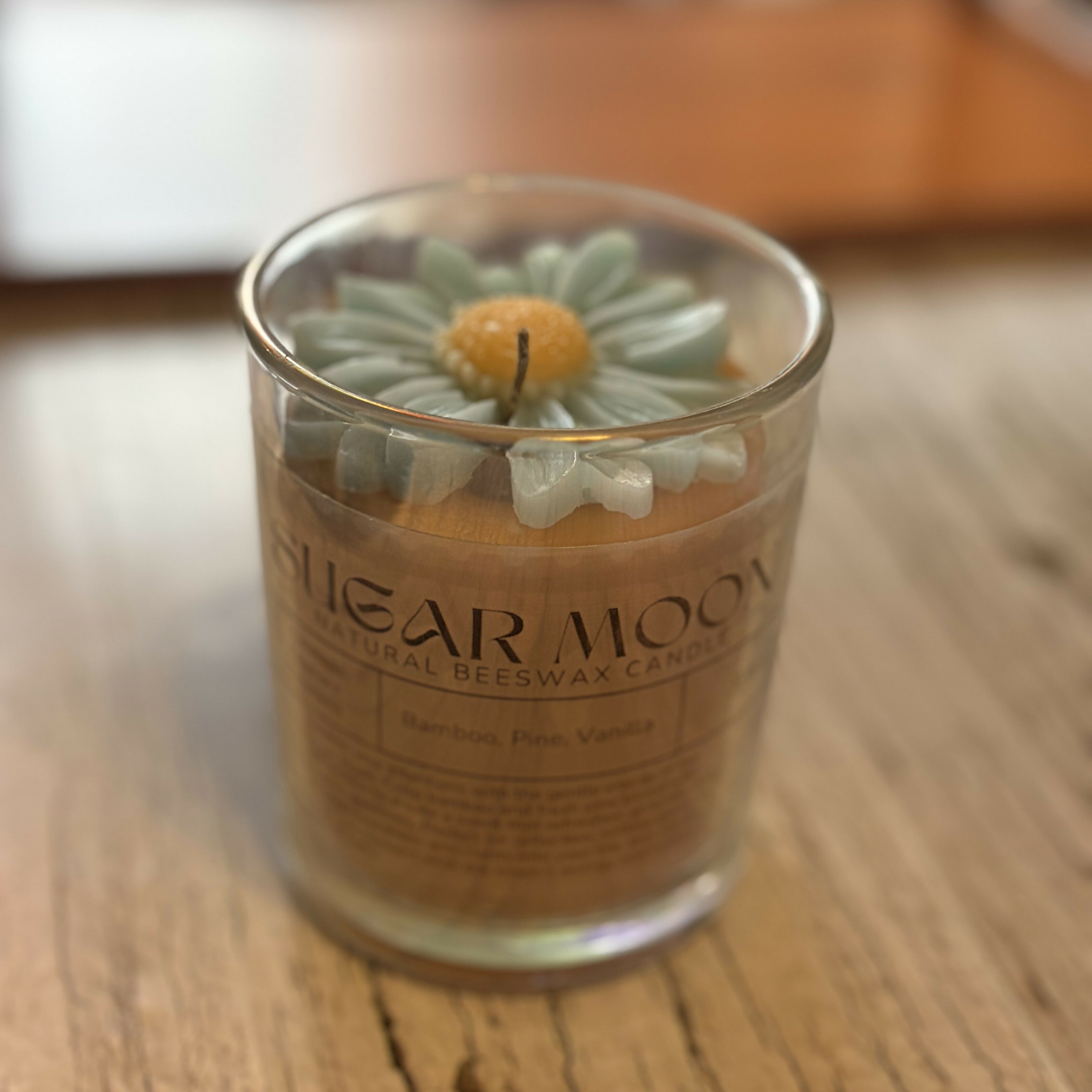 6oz Candle Glass Jar - Sugar Moon