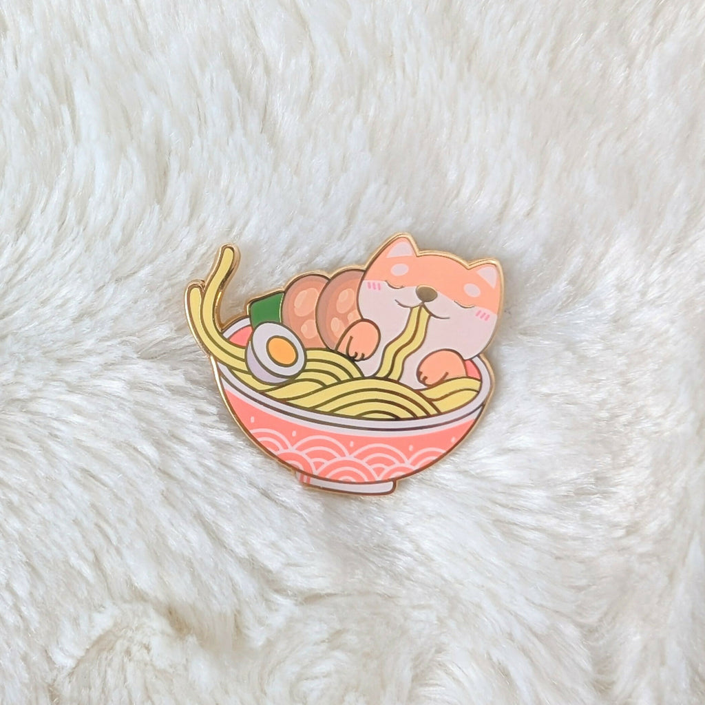Shiba Ramen Enamel Pin