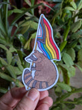 Pride Raccoon Vinyl Sticker