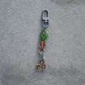 Big and Baby Carrot Keychain