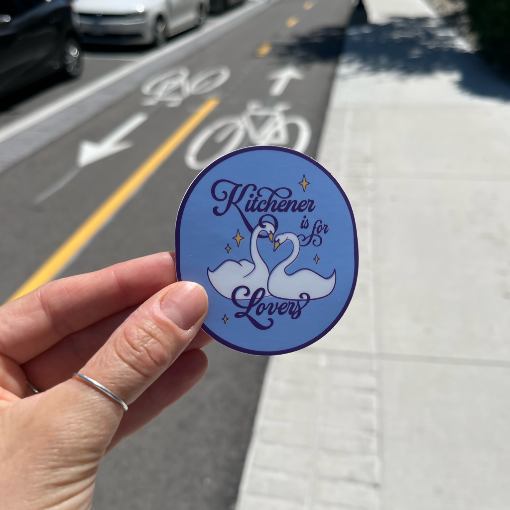 Sticker - Kitchener is for Lovers BLUE