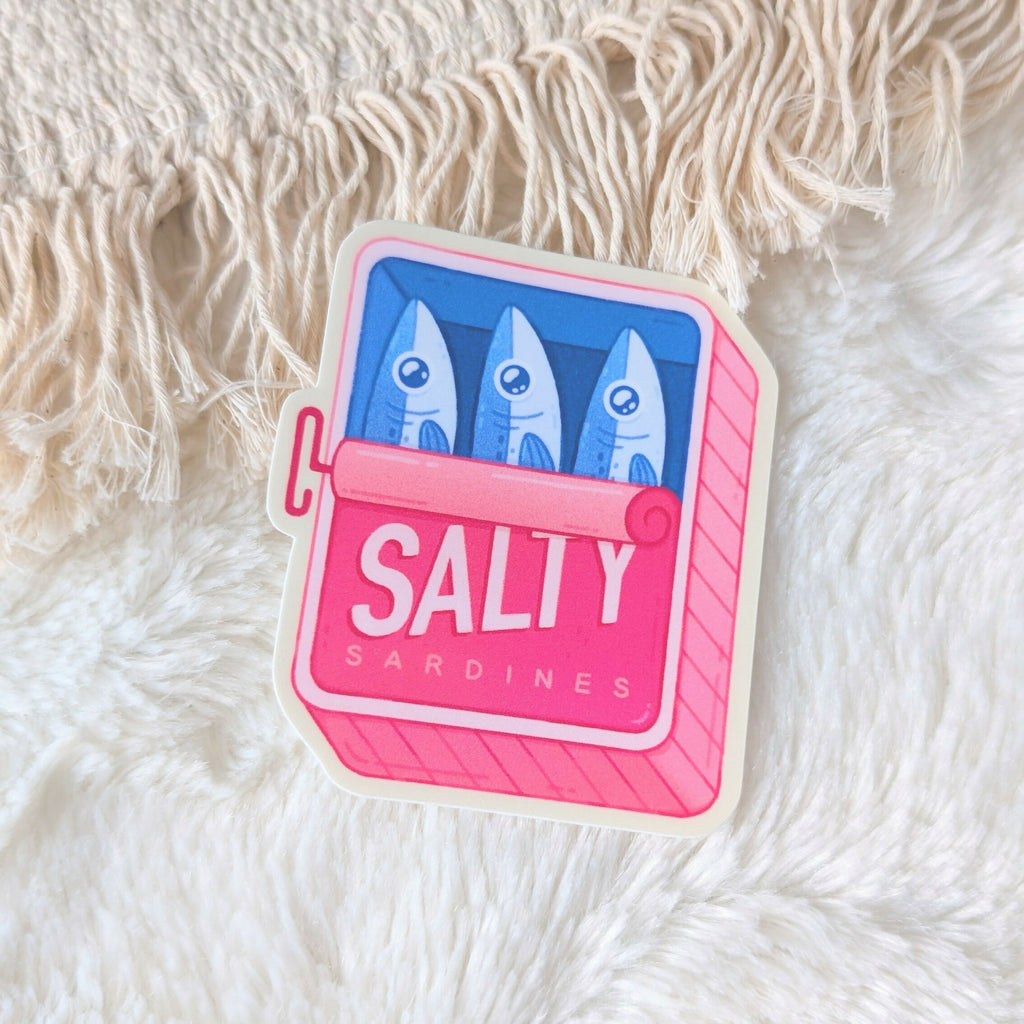 Salty Sardines Vinyl Sticker