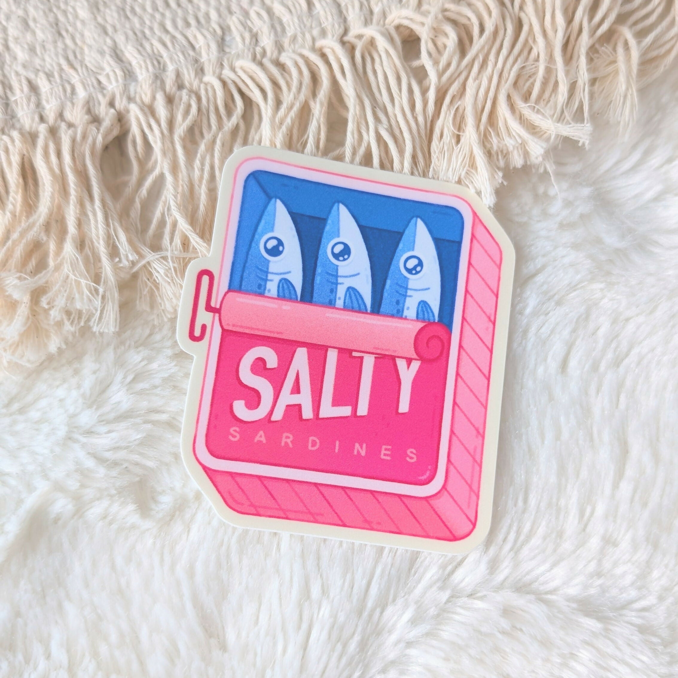 Salty Sardines Vinyl Sticker