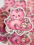 Cherry Blossom Cat