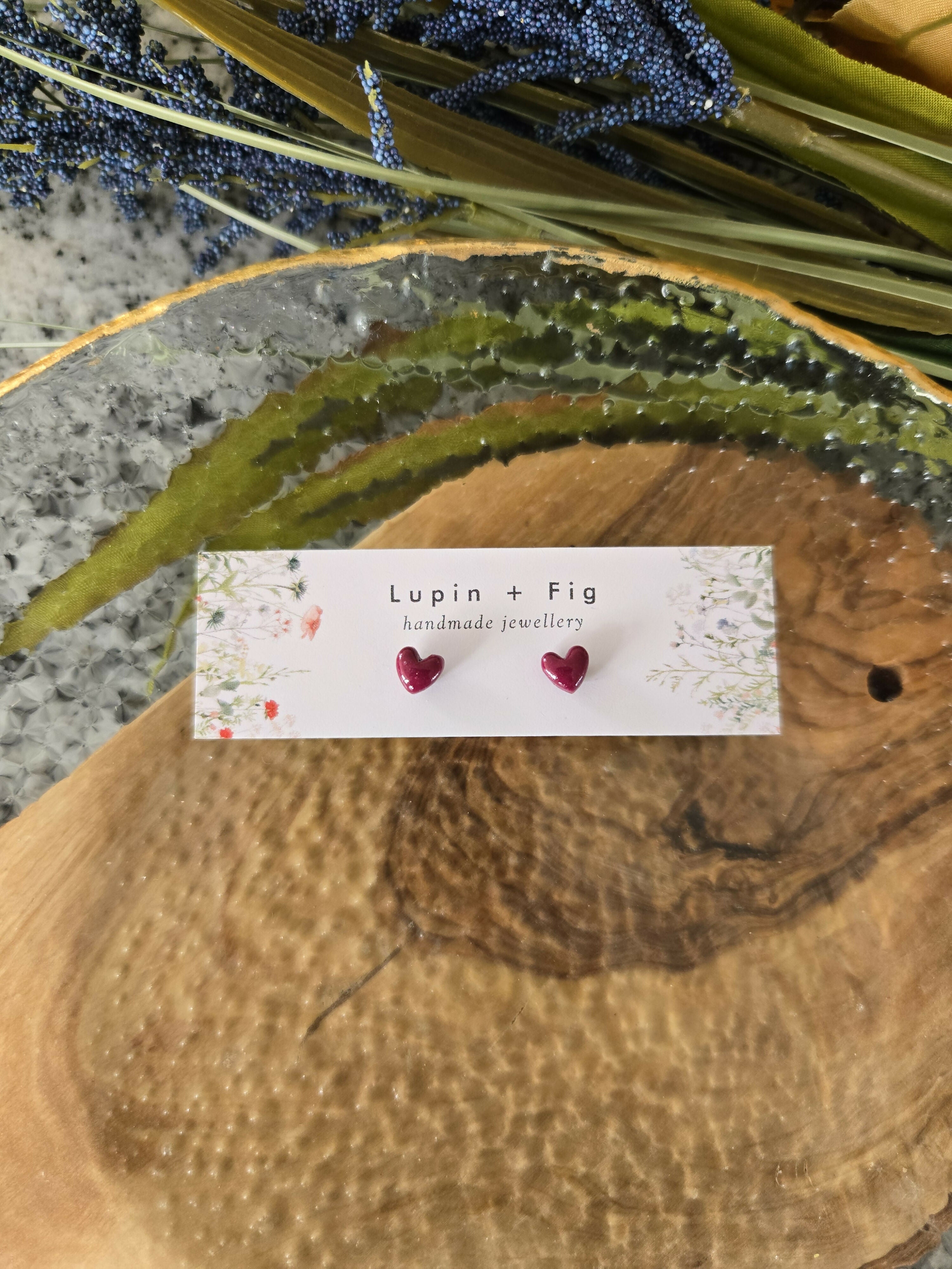 Heart Studs