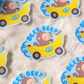 Beep Beep Vinyl Sticker
