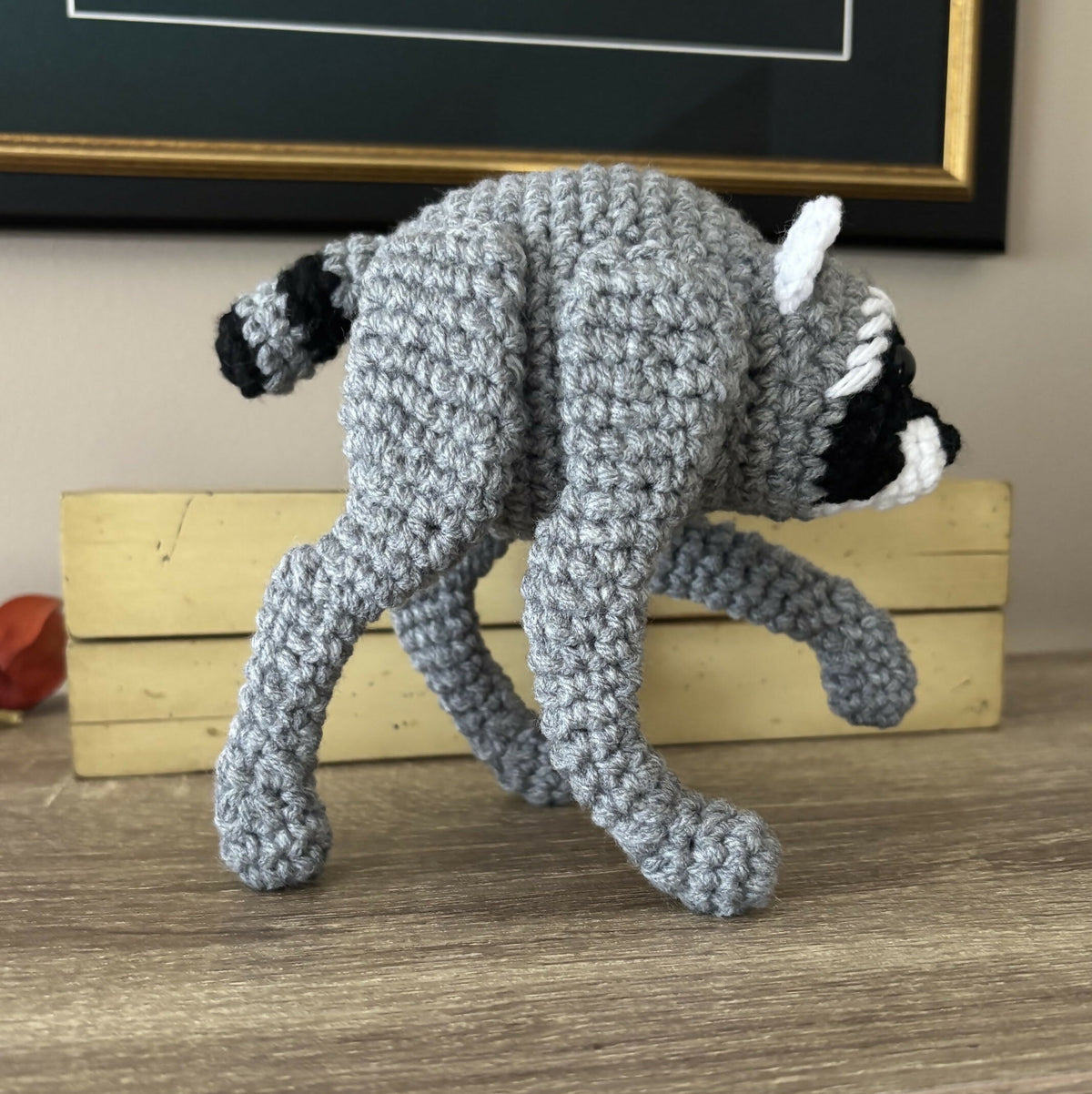 Crochet Jimothy (lifted leg)