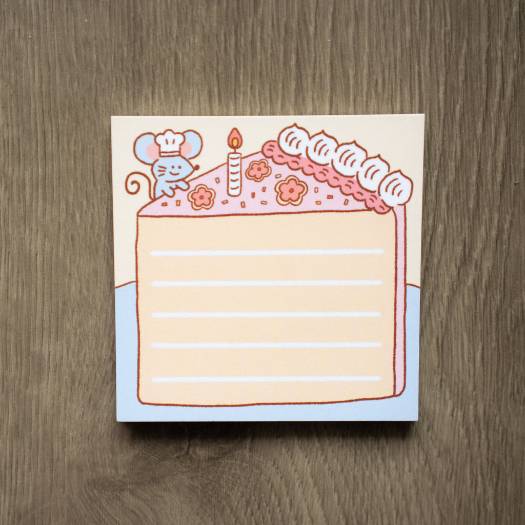 Slice of Cake Square Notepad