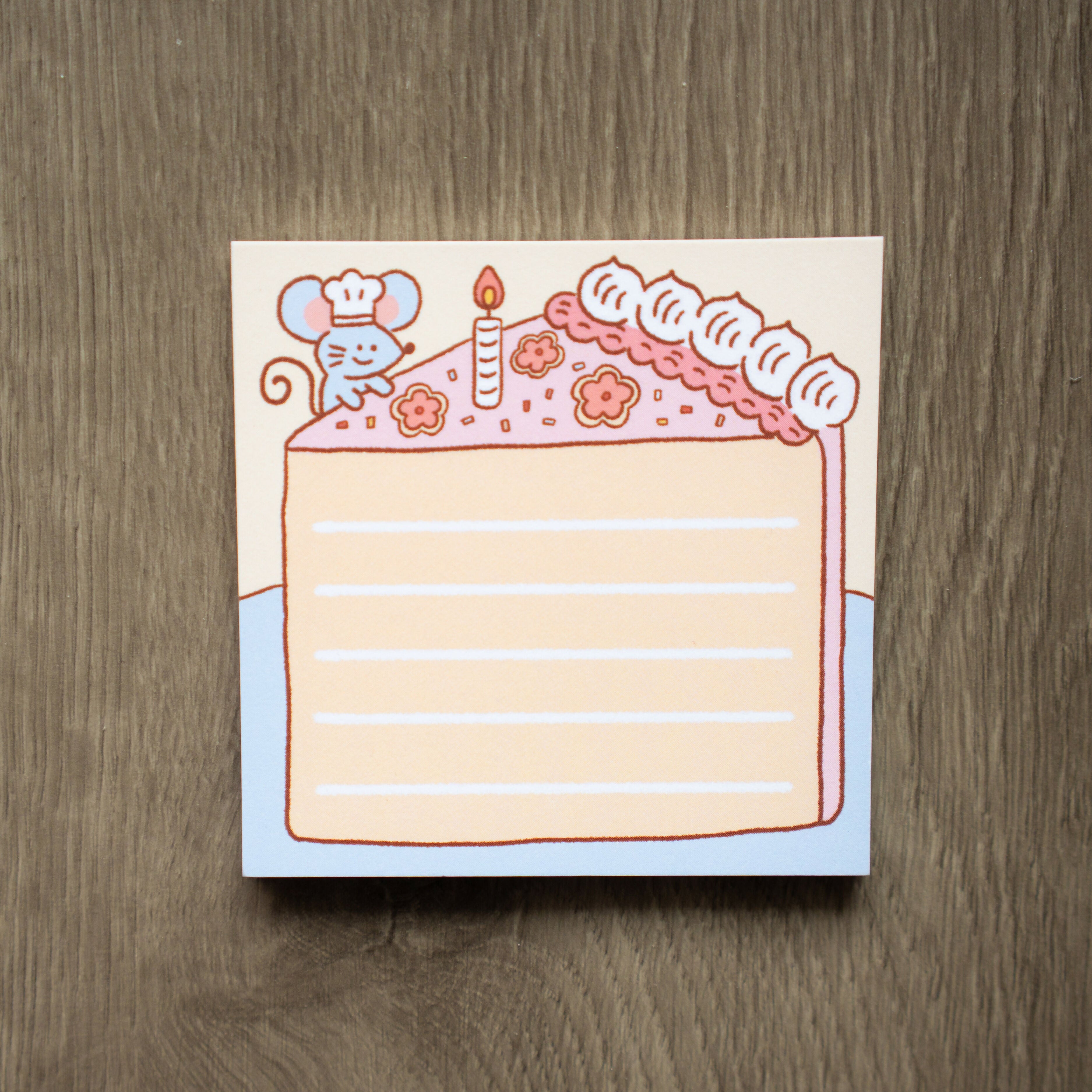 Slice of Cake Square Notepad