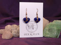 Lapis Lazuli Heart Earrings