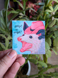 Opossum "An Angel!" Vinyl Sticker