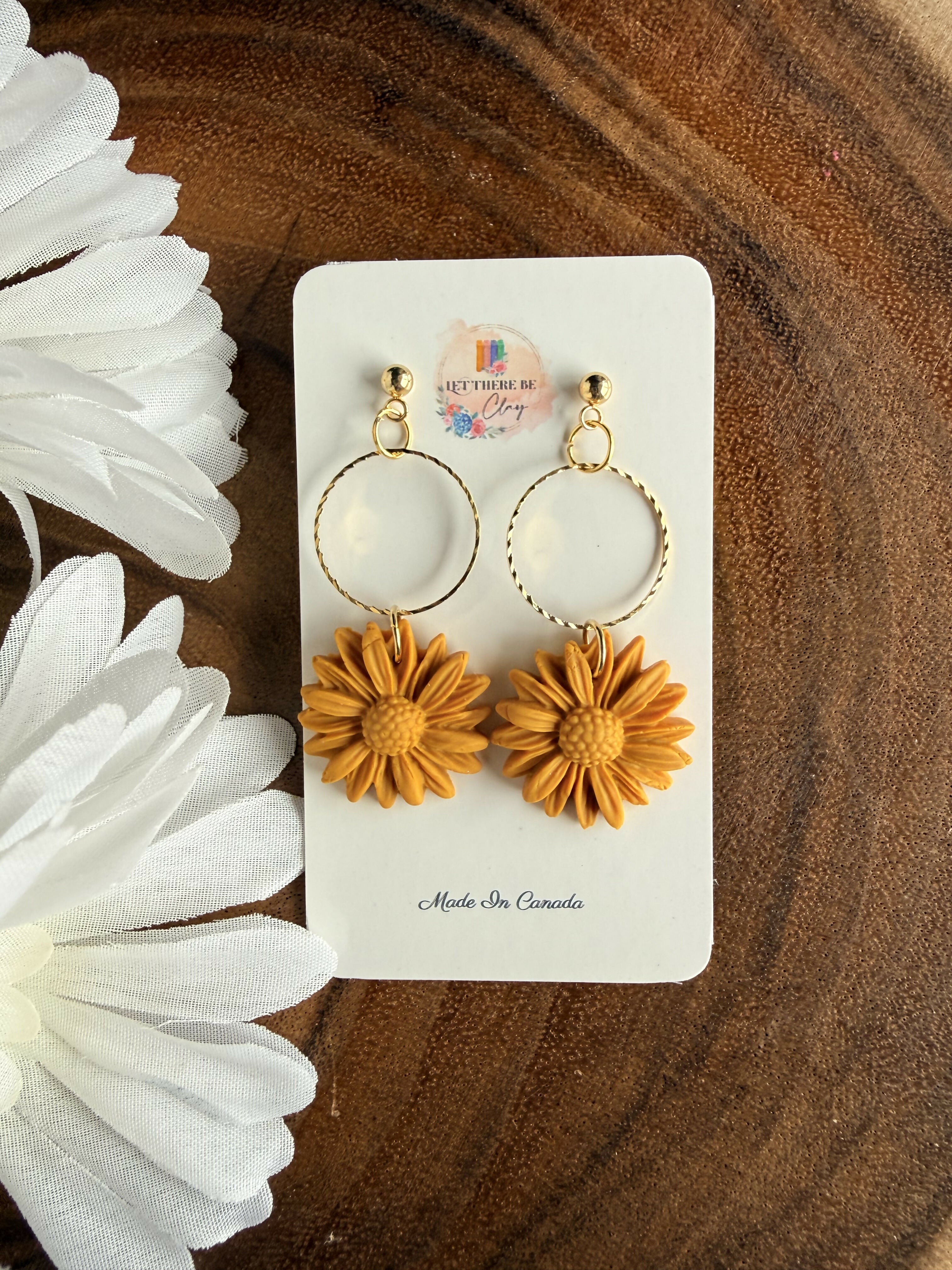 Daisy Earring (Mustard) earrings