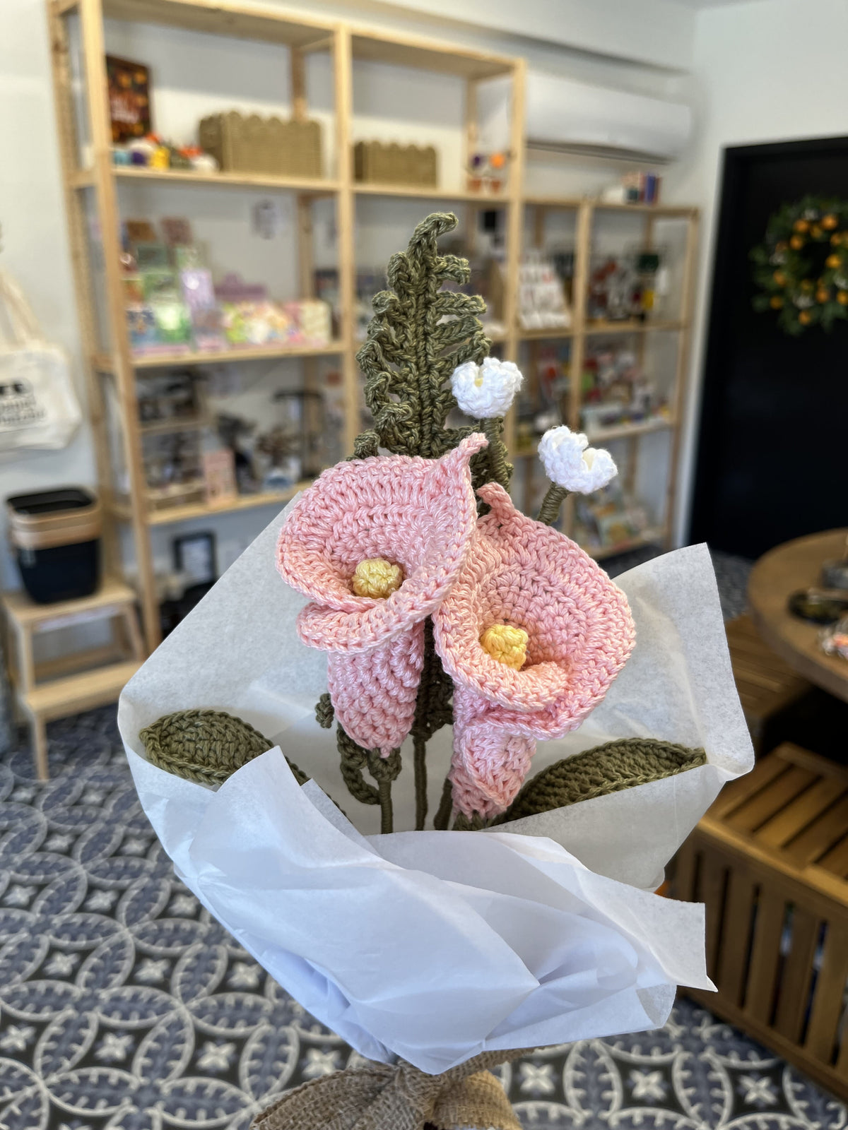 Blush Crochet Bouquet