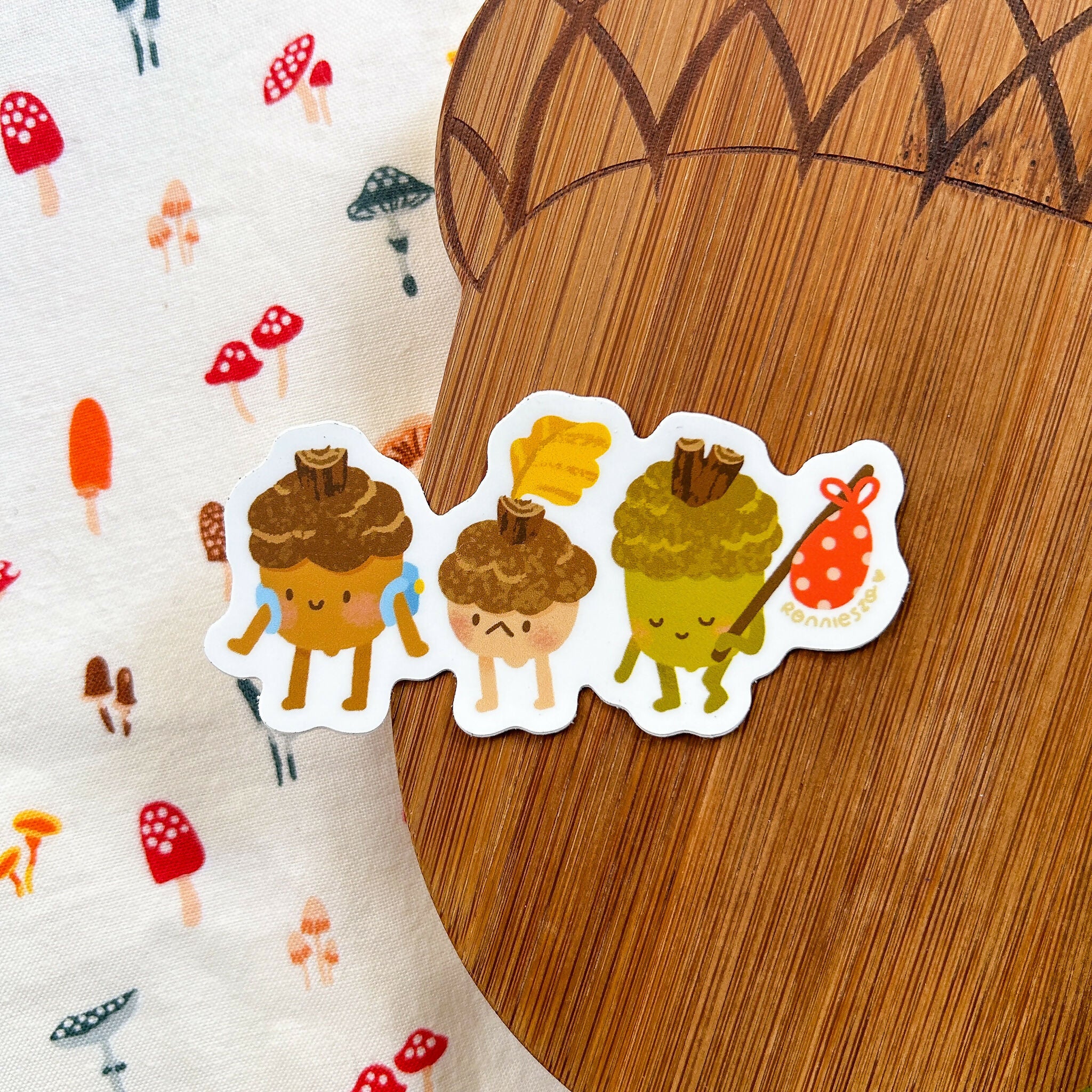 Acorn March Sticker
