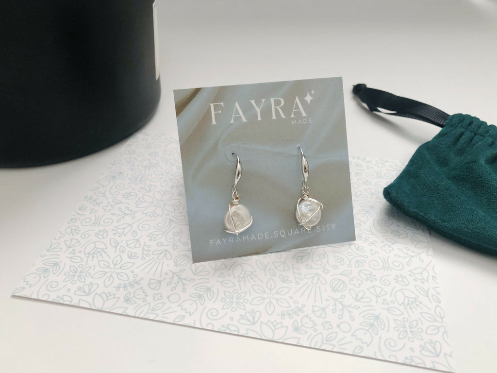 Grace Earrings (925 SS & Platinum Plated)