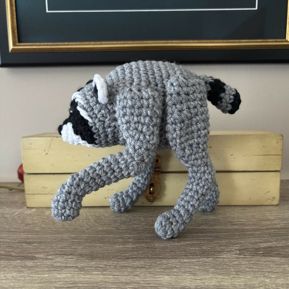 Crochet Jimothy (lifted leg)