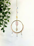 Pink Stone Suncatcher
