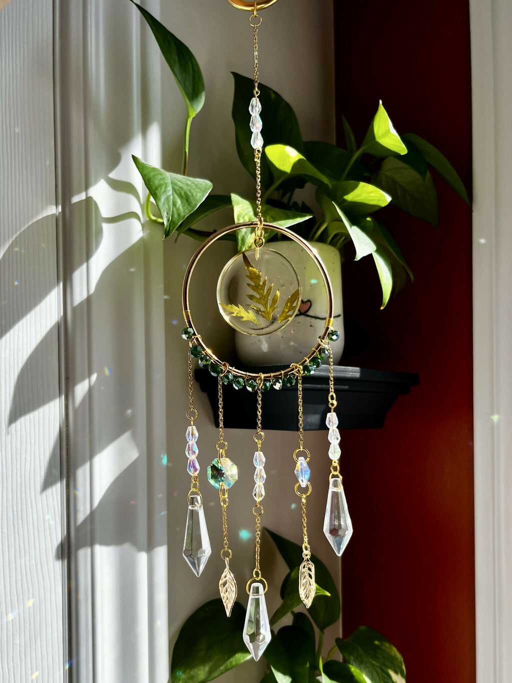 Pressed Leaf Suncatcher