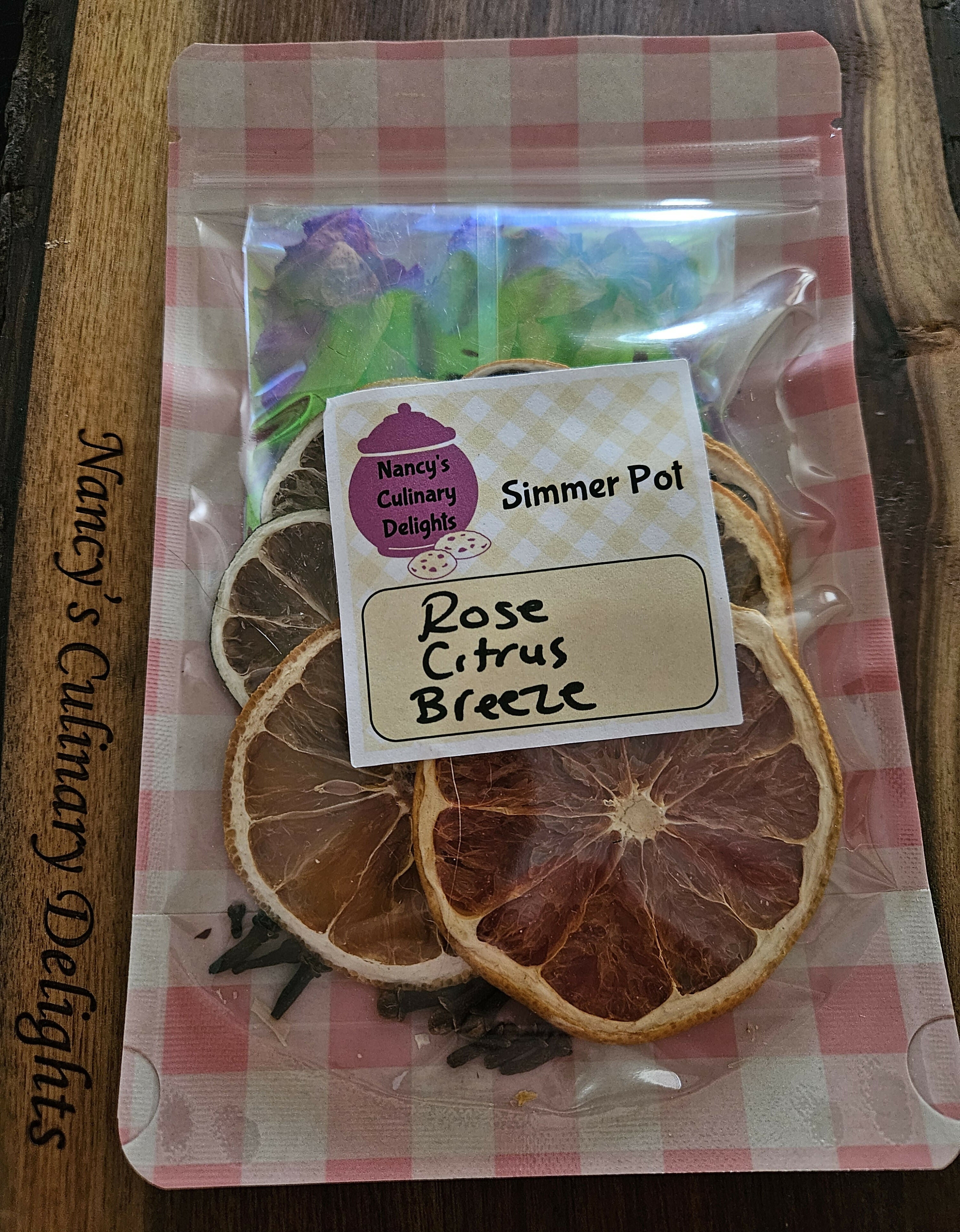 Rose Citrus Breeze Simmer Pot