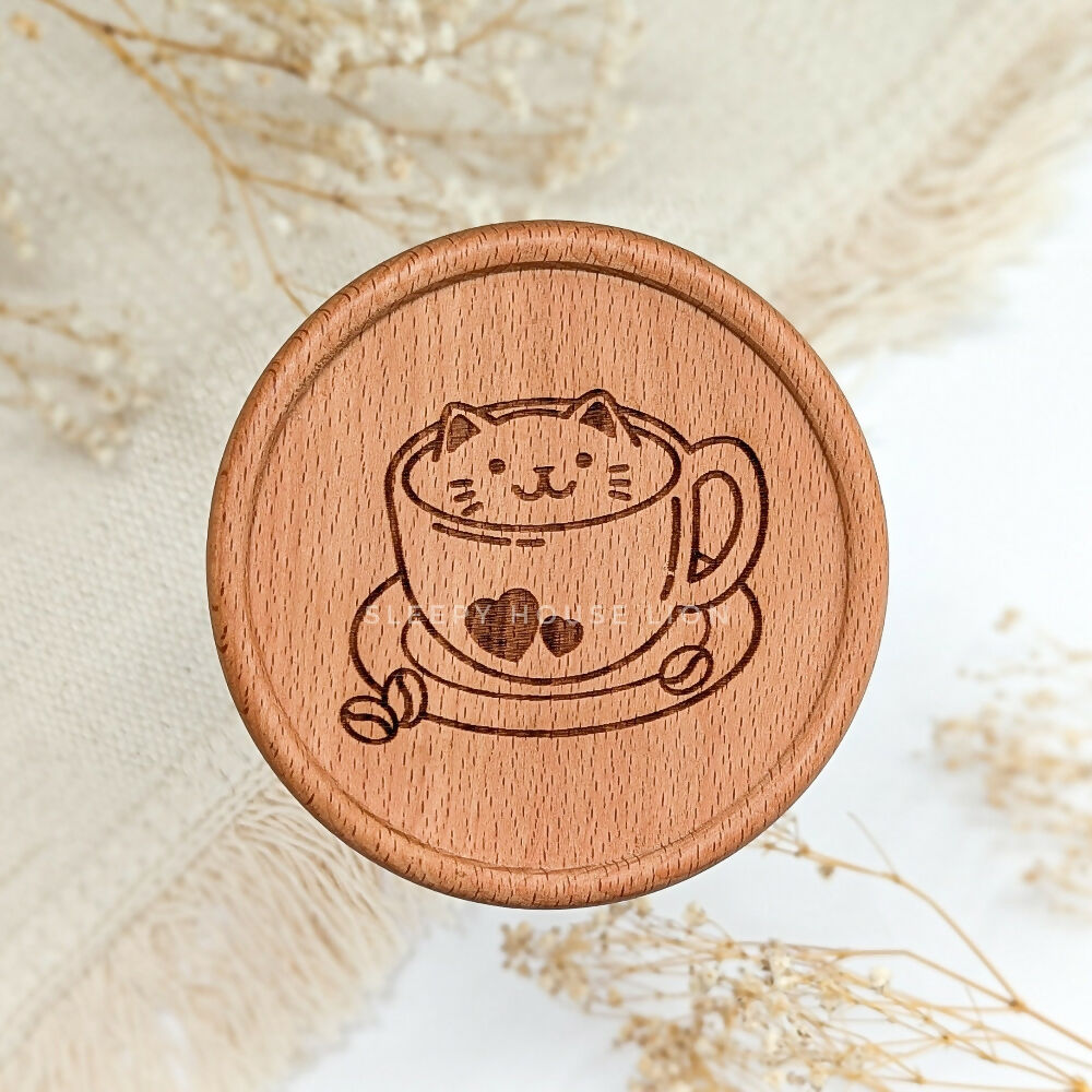 Cozy Cat Tea Time Coaster