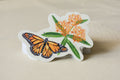Monarch and Milkweed | vinyl sticker