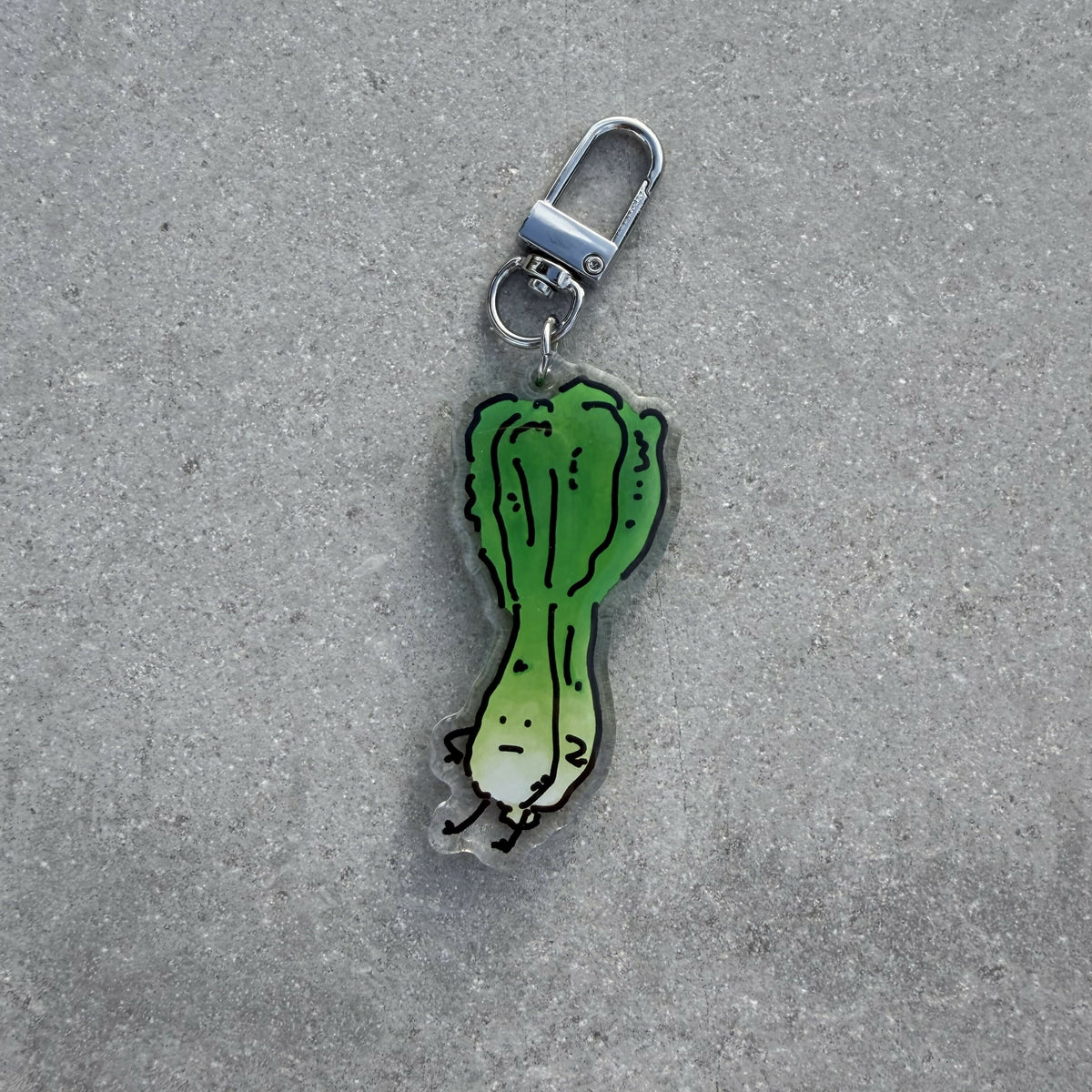 Bok Choy Keychain